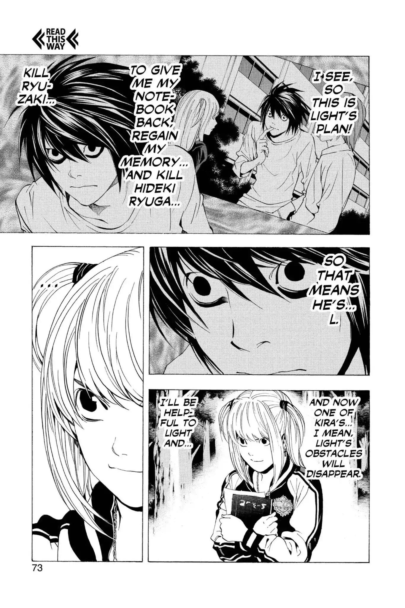 Death Note manga, chapter 56, page 5 of 20