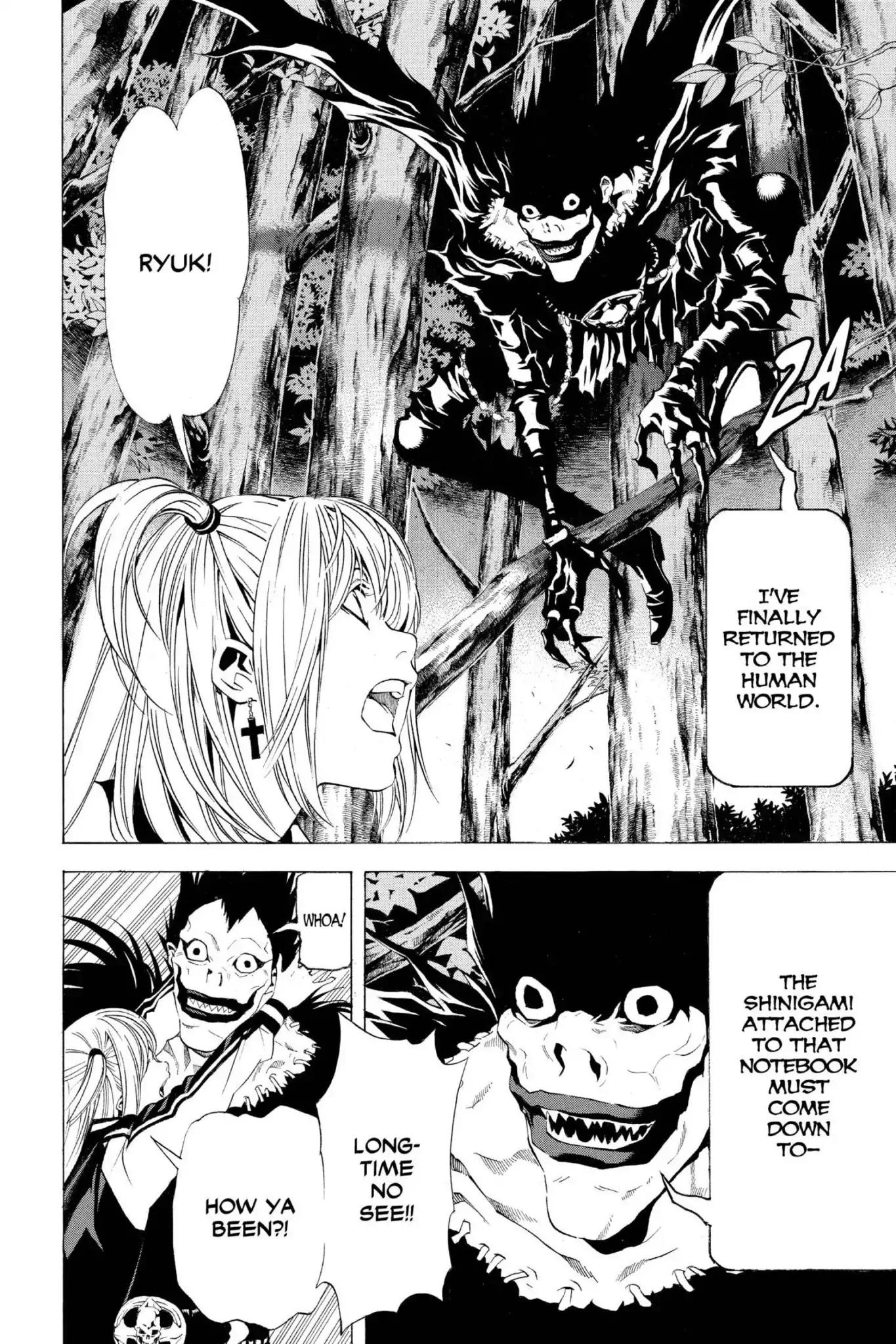 Death Note manga, chapter 56, page 8 of 20