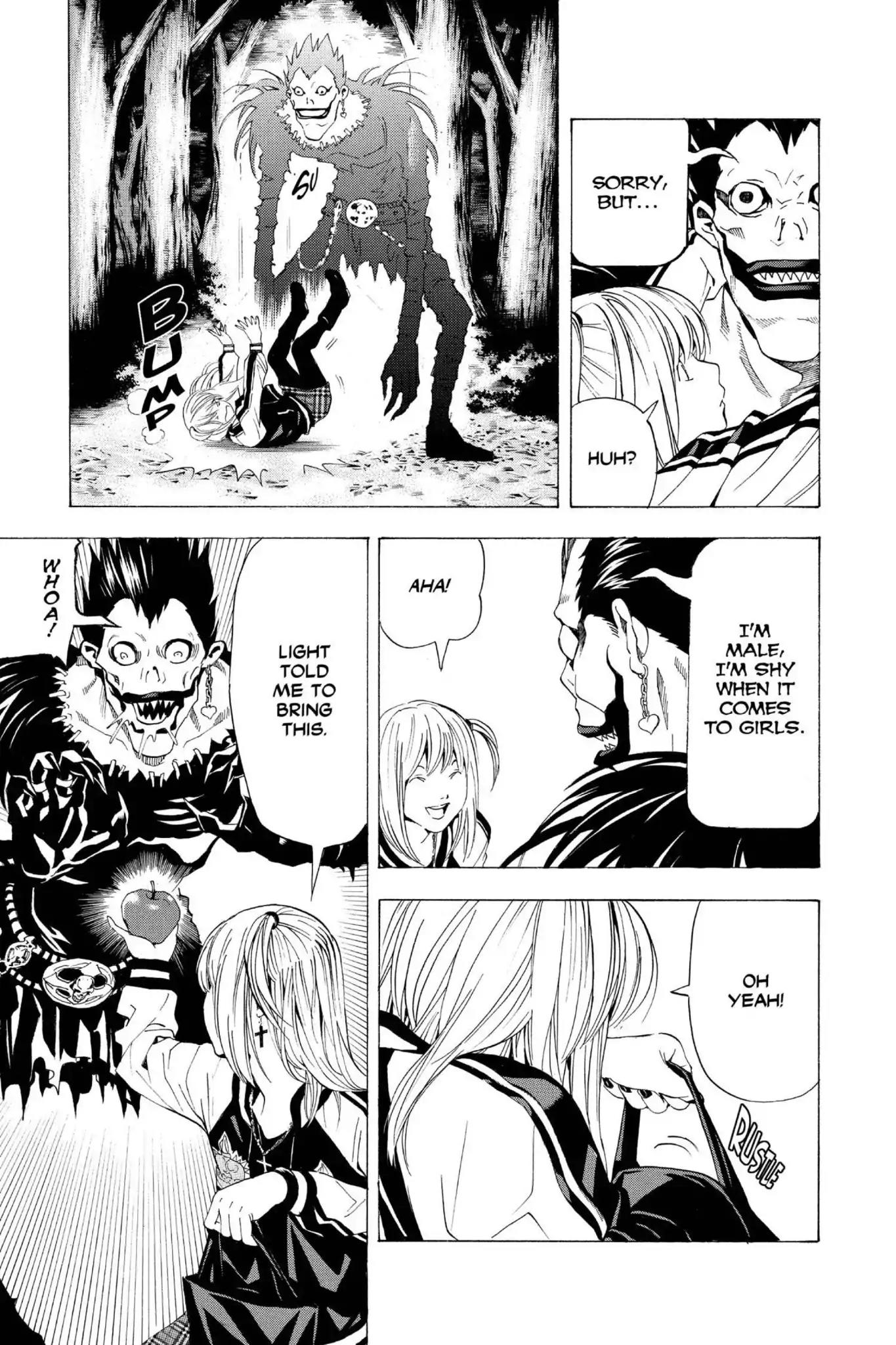 Death Note manga, chapter 56, page 9 of 20