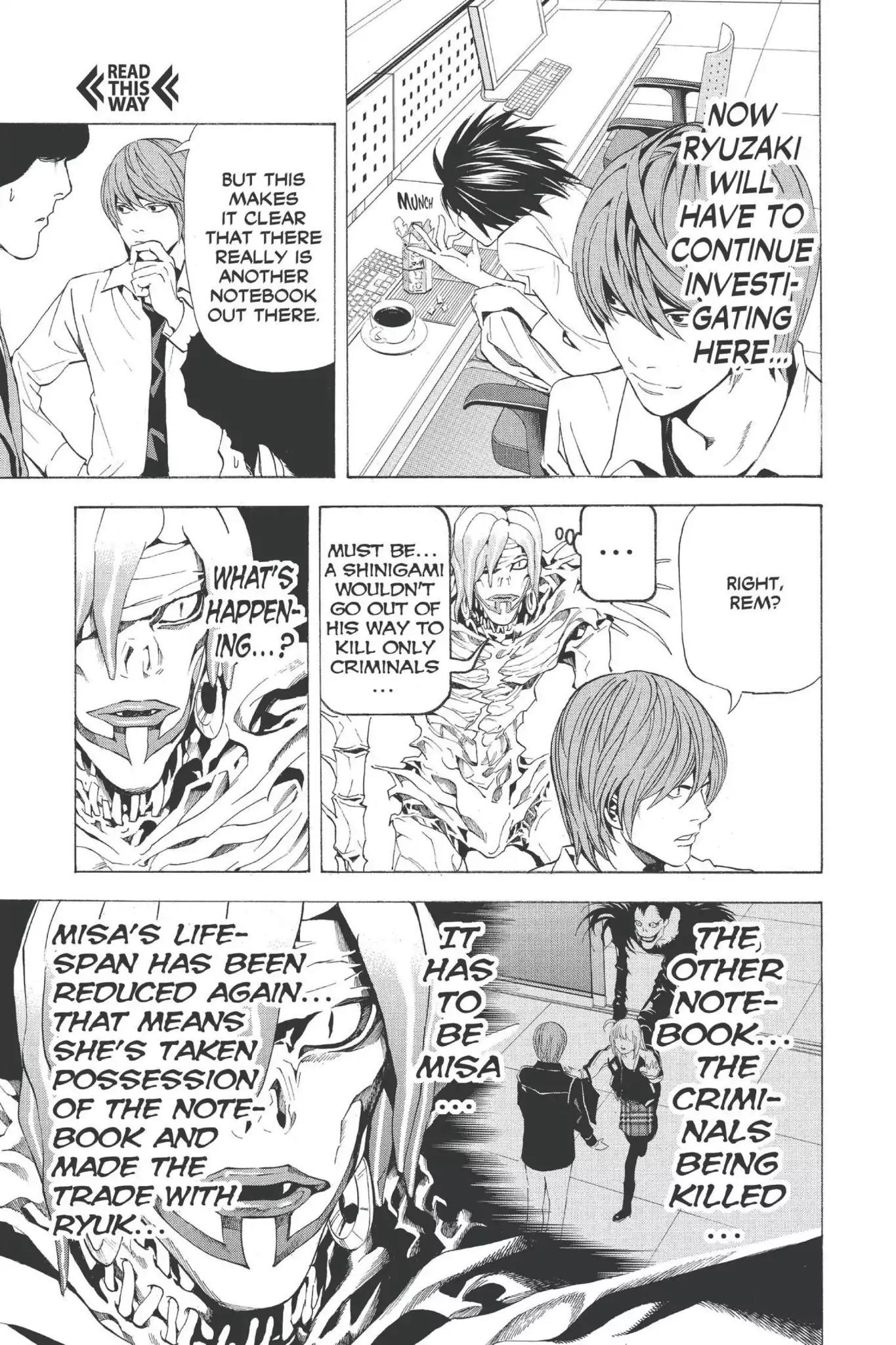 Death Note Chapter 57 page 7 - Chapter 57: Two Choices