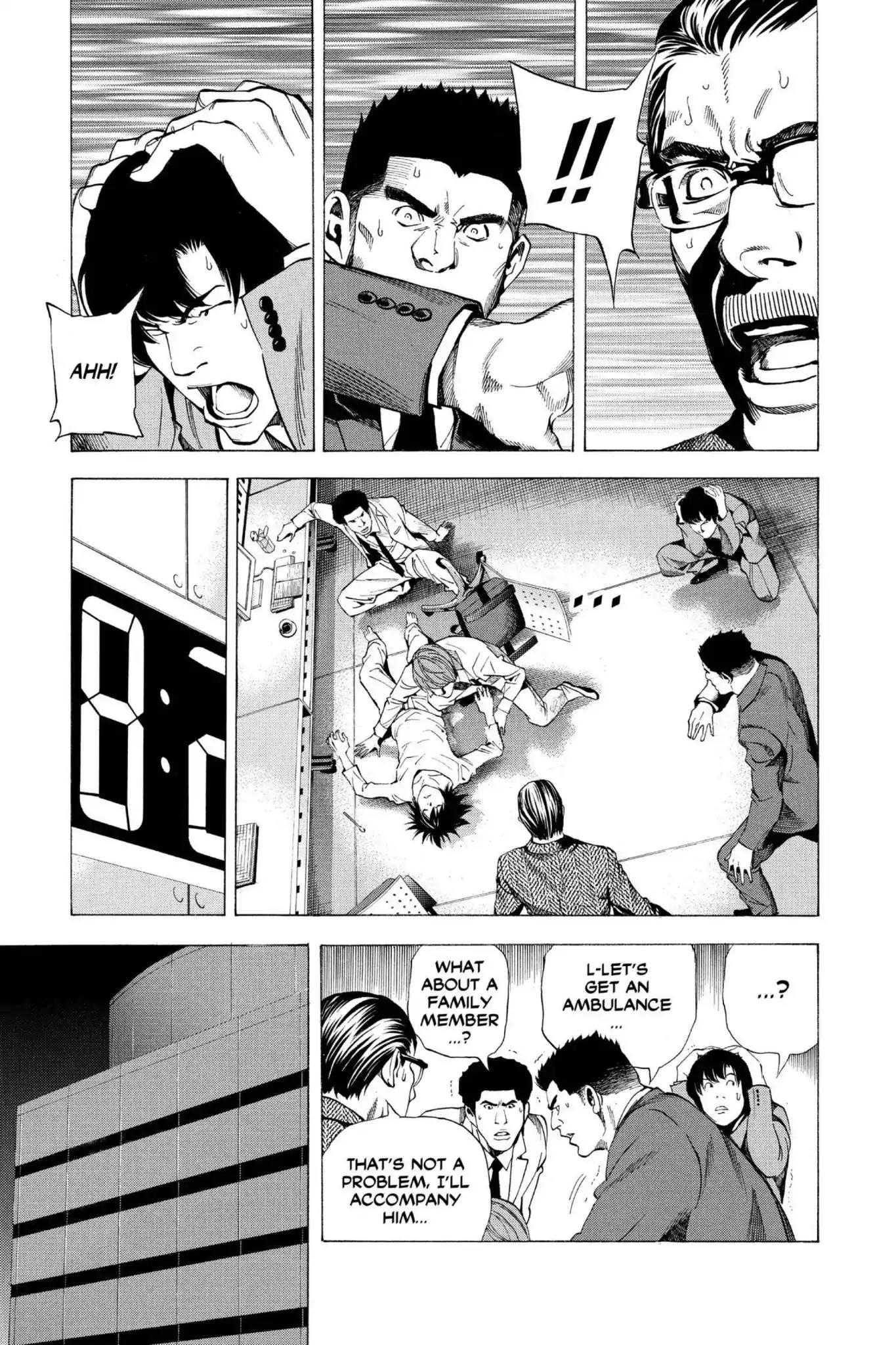 Death Note manga, chapter 58, page 13 of 20