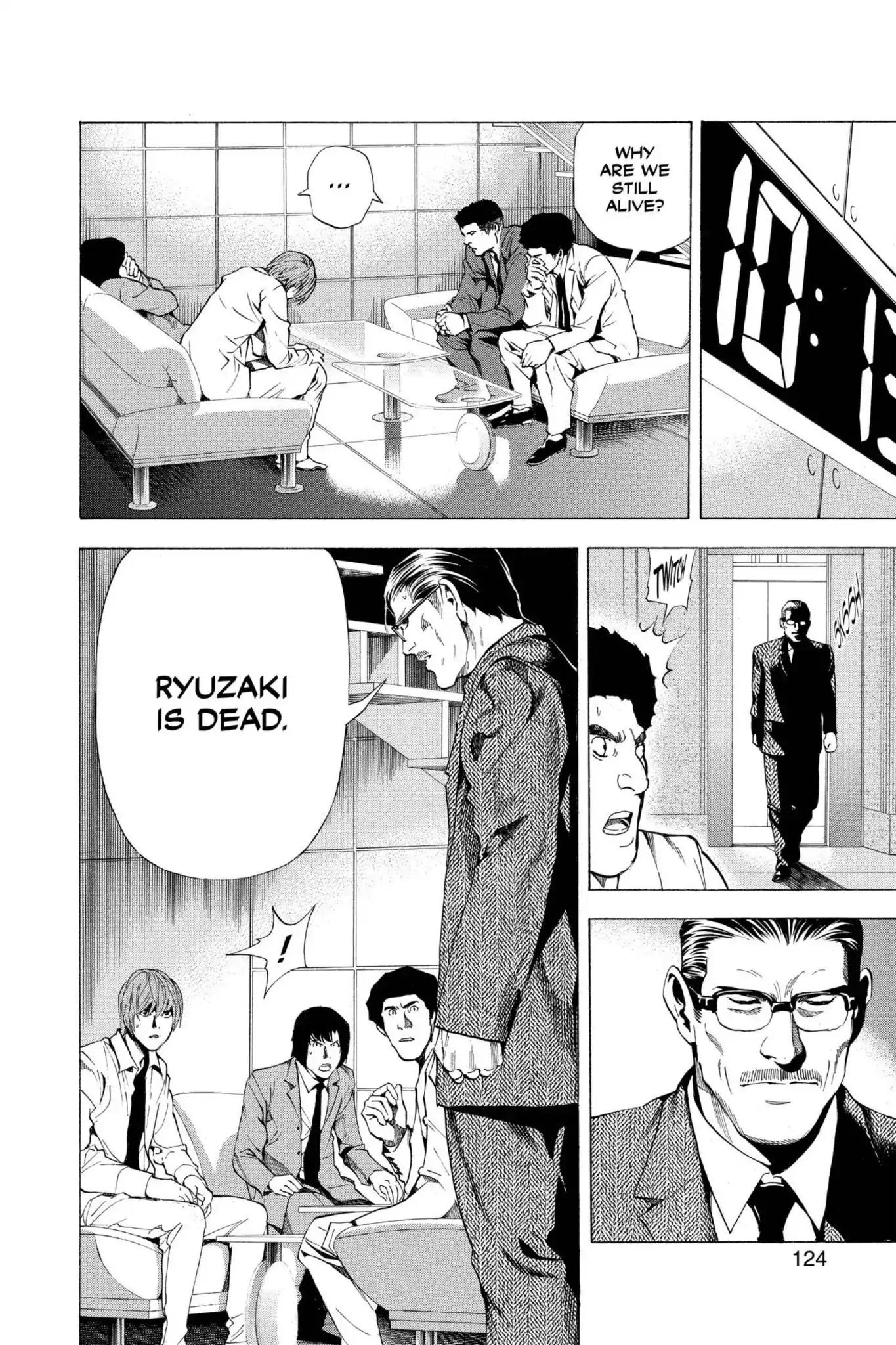 Death Note manga, chapter 58, page 14 of 20