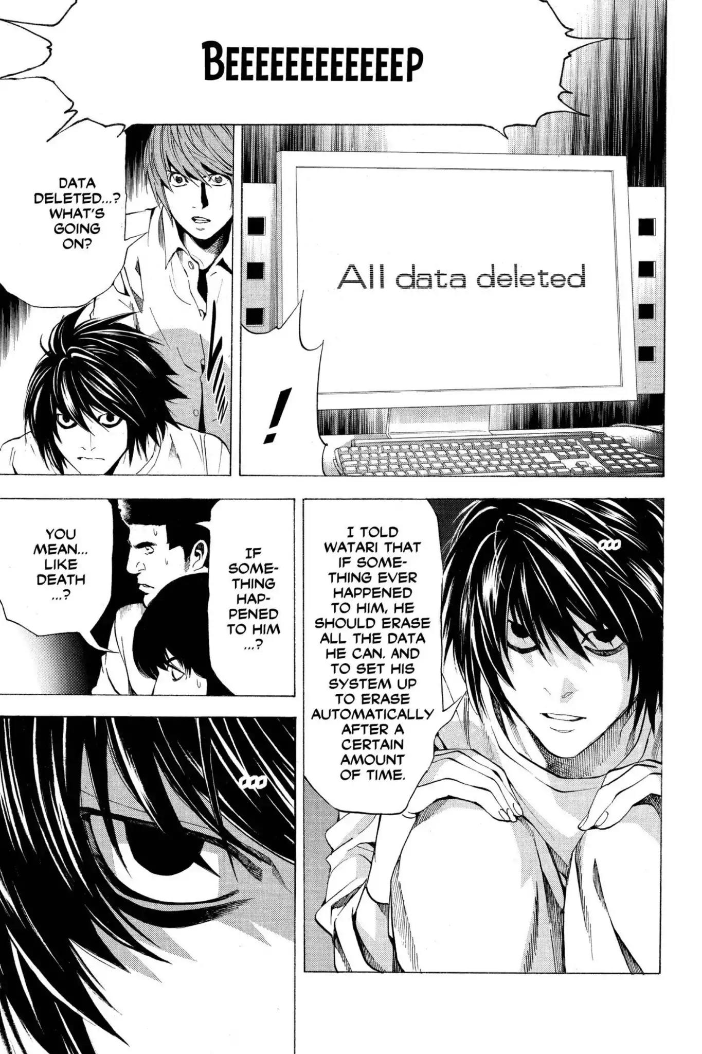 Death Note manga, chapter 58, page 3 of 20