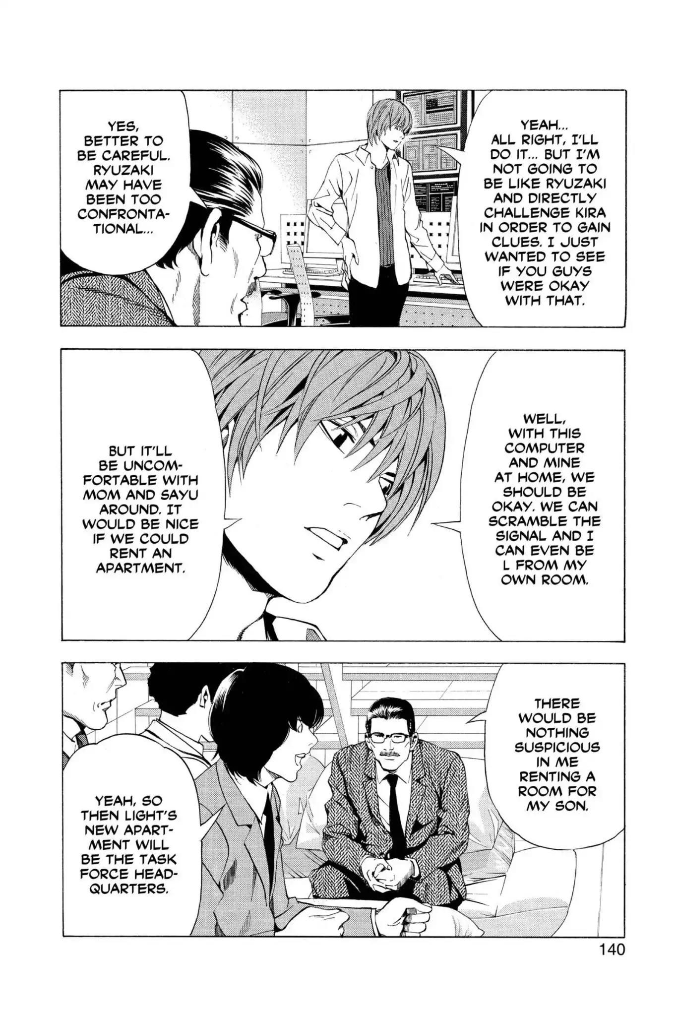 Death Note manga, chapter 59, page 10 of 22
