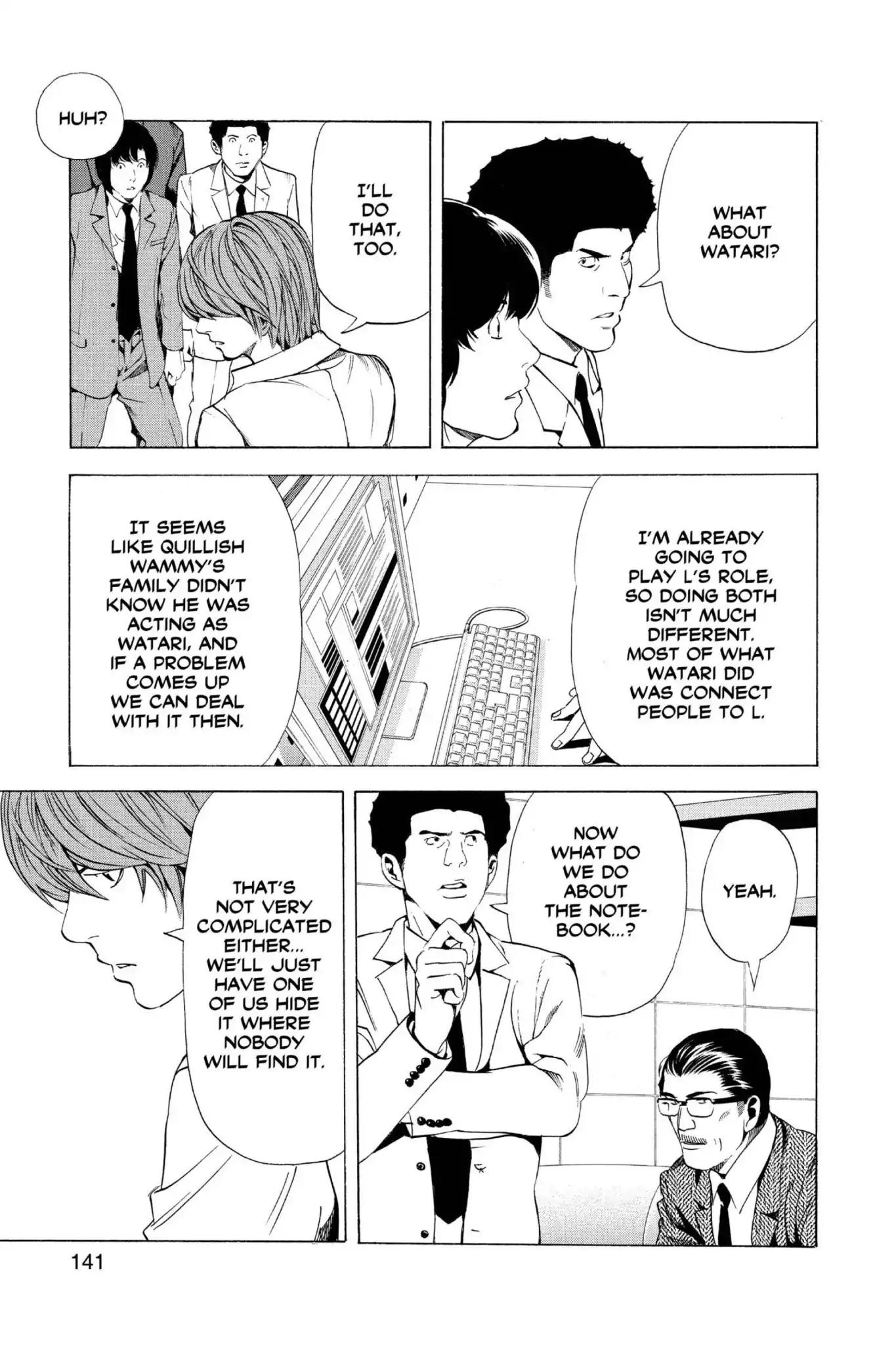 Death Note manga, chapter 59, page 11 of 22