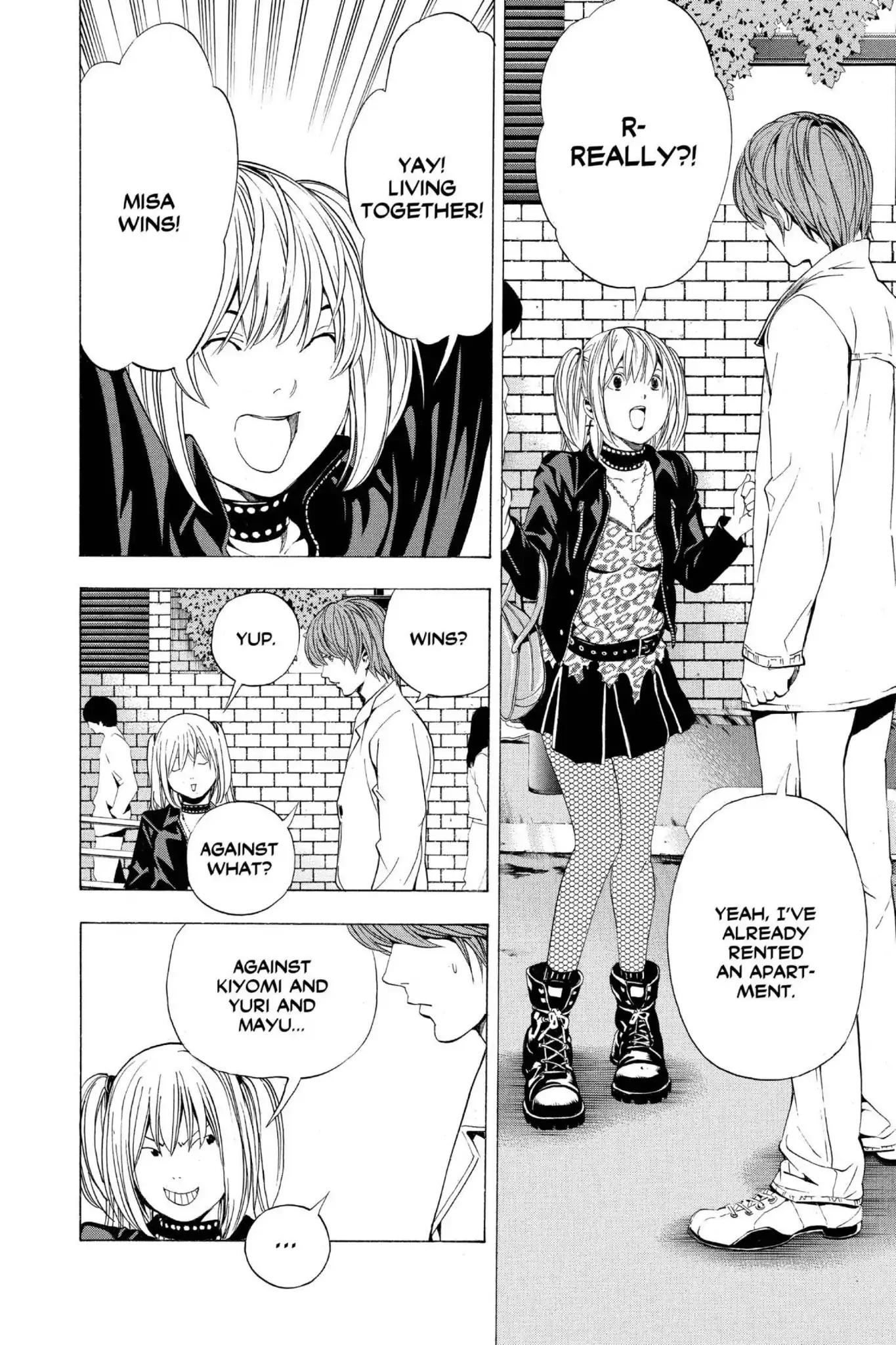 Death Note manga, chapter 59, page 16 of 22