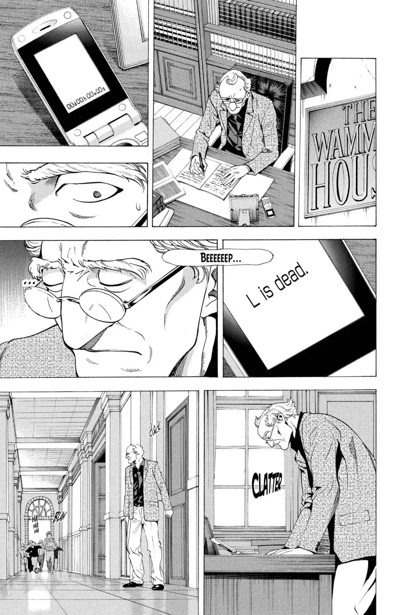 Death Note manga, chapter 59, page 19 of 22