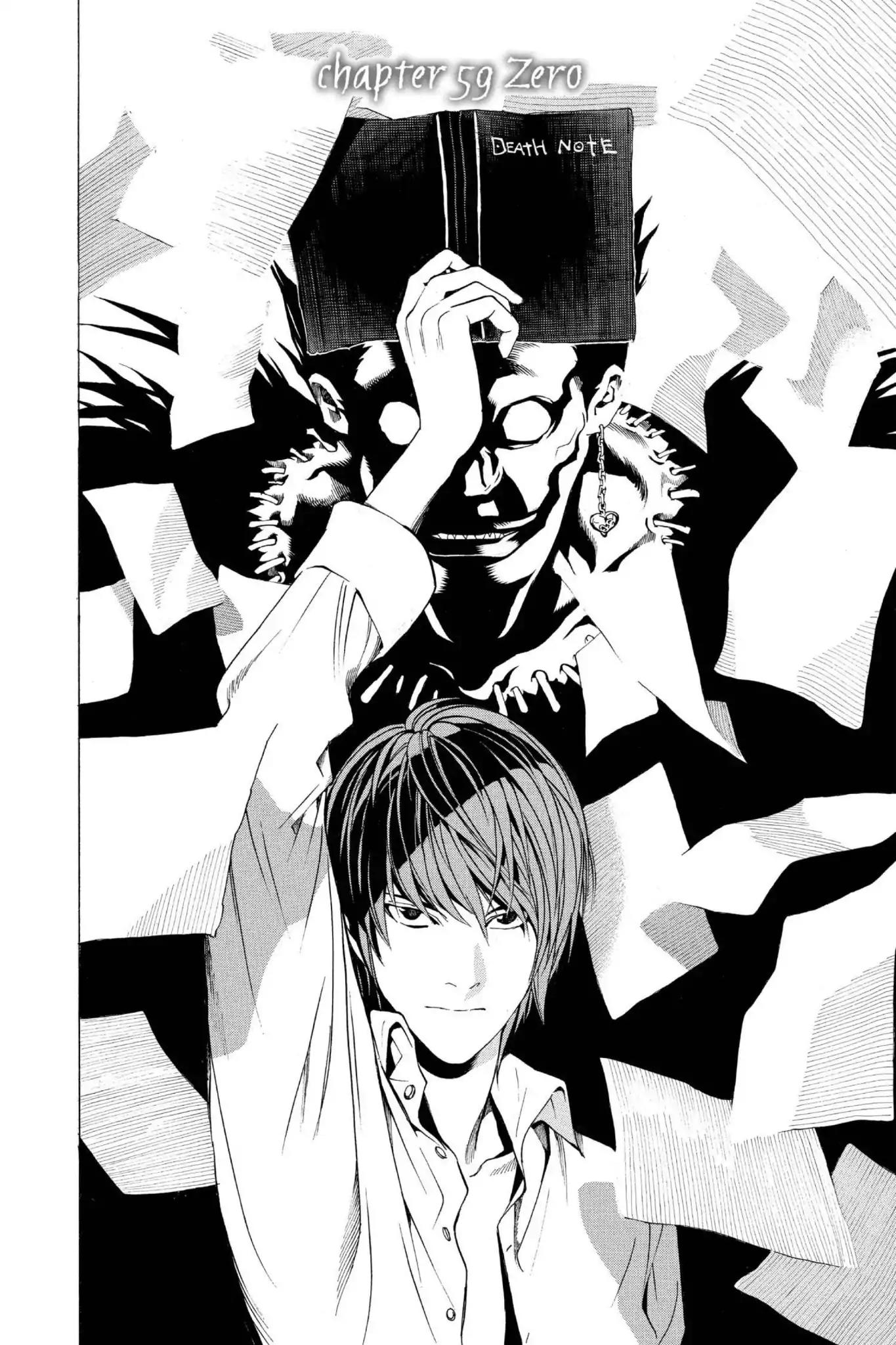 Death Note manga, chapter 59, page 2 of 22