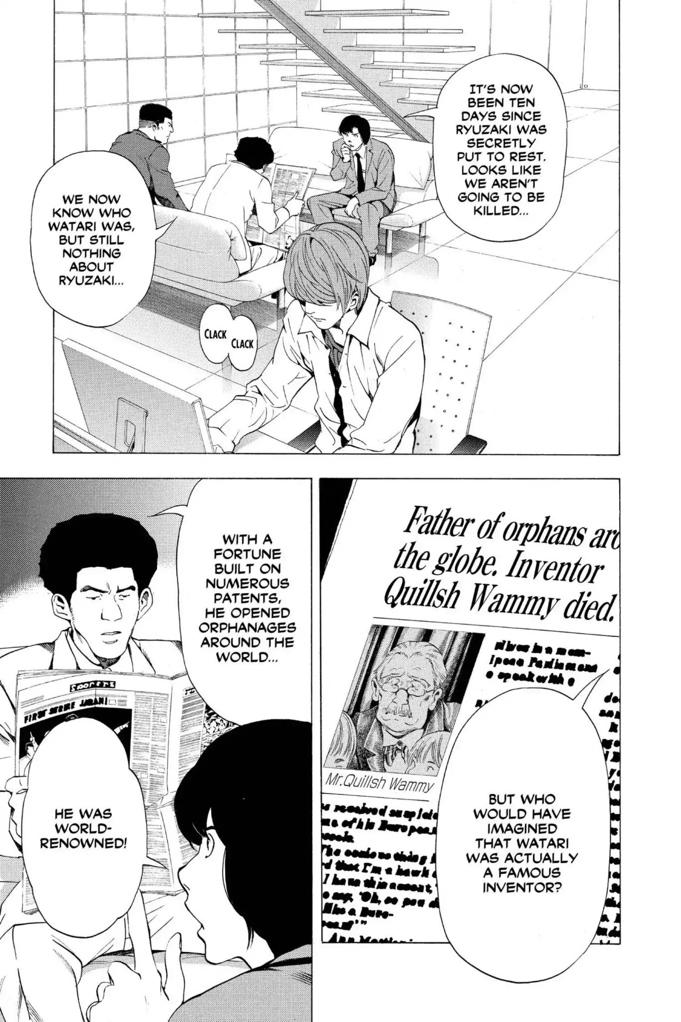 Death Note manga, chapter 59, page 3 of 22