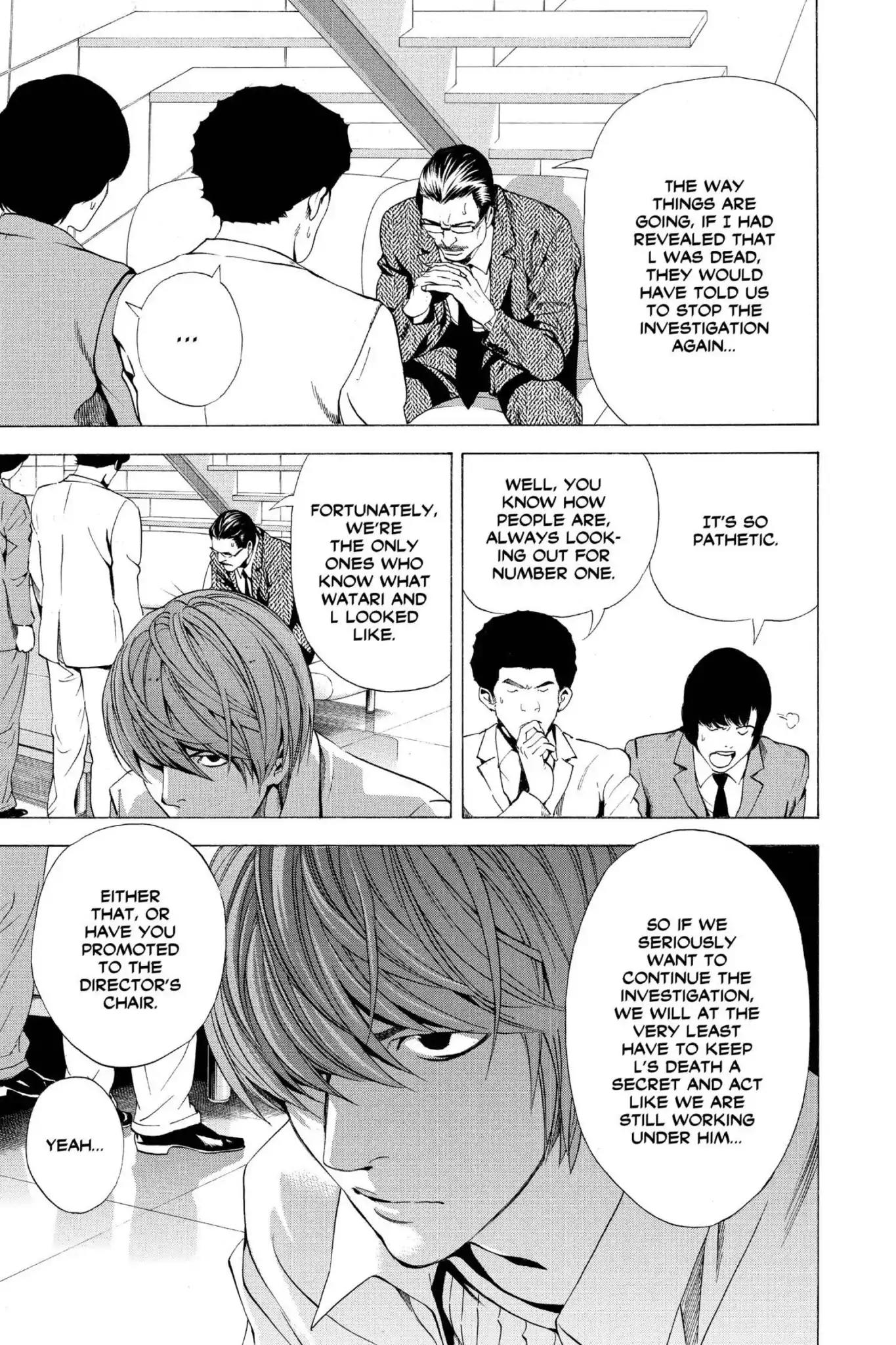 Death Note manga, chapter 59, page 7 of 22