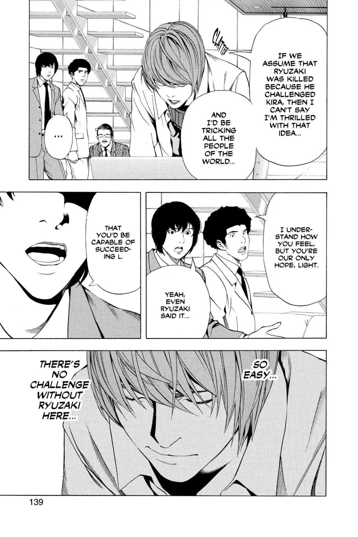 Death Note manga, chapter 59, page 9 of 22