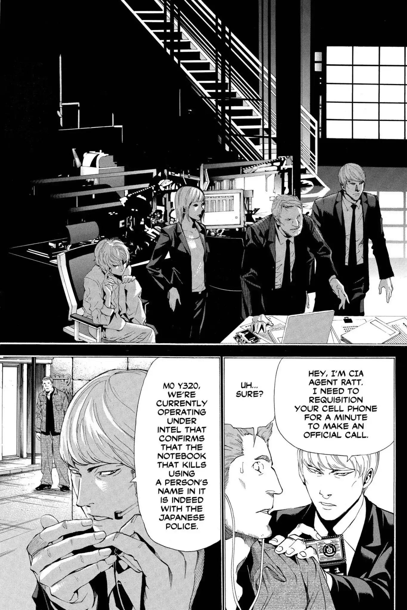 Death Note manga, chapter 60, page 11 of 38