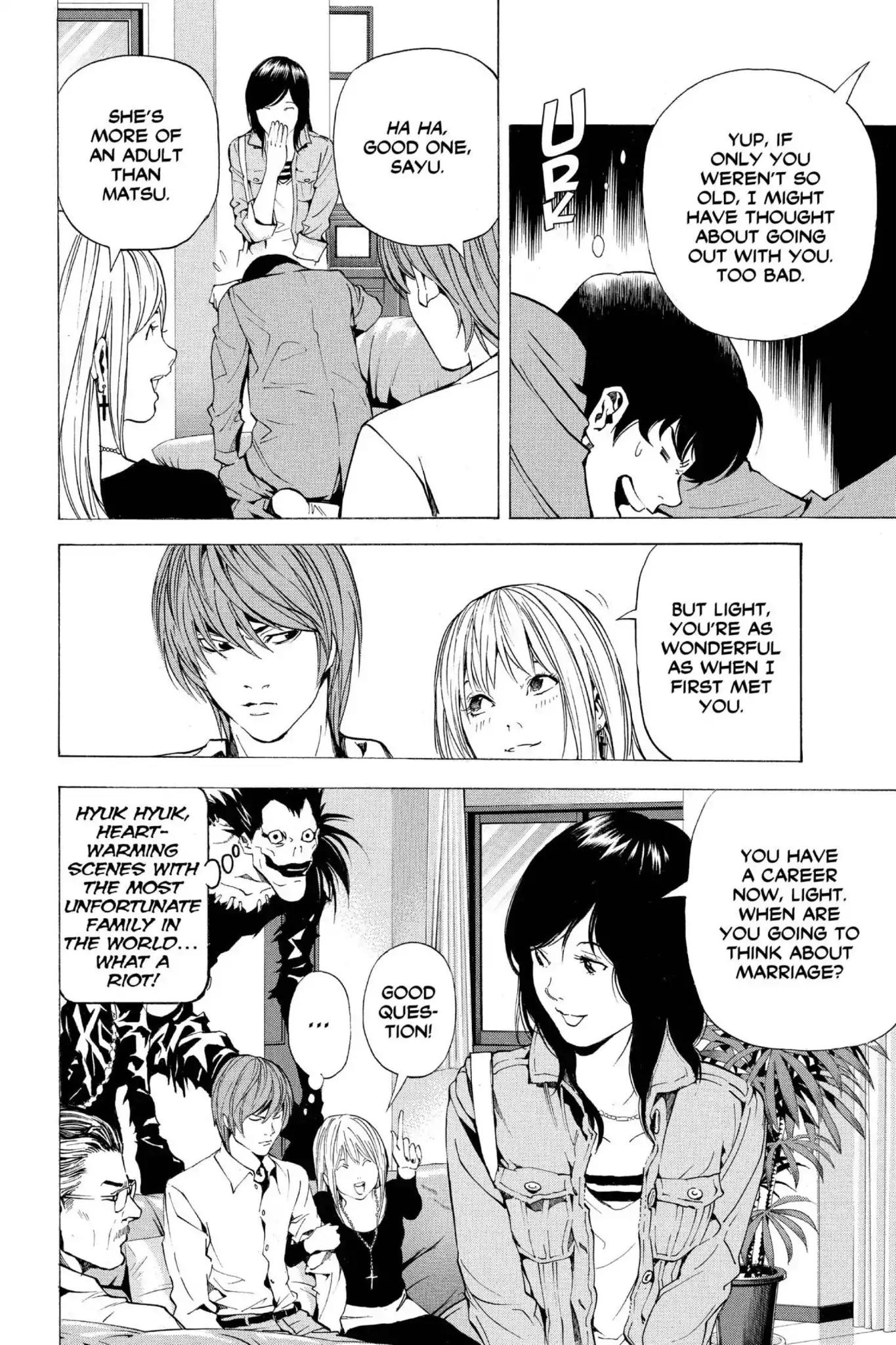 Death Note manga, chapter 60, page 20 of 38