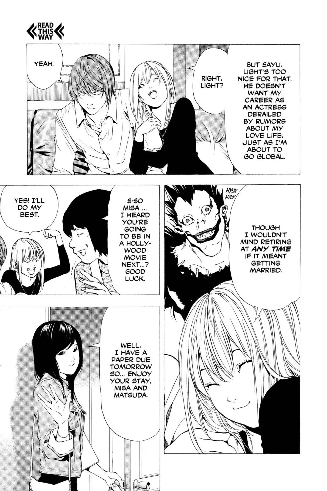 Death Note manga, chapter 60, page 21 of 38