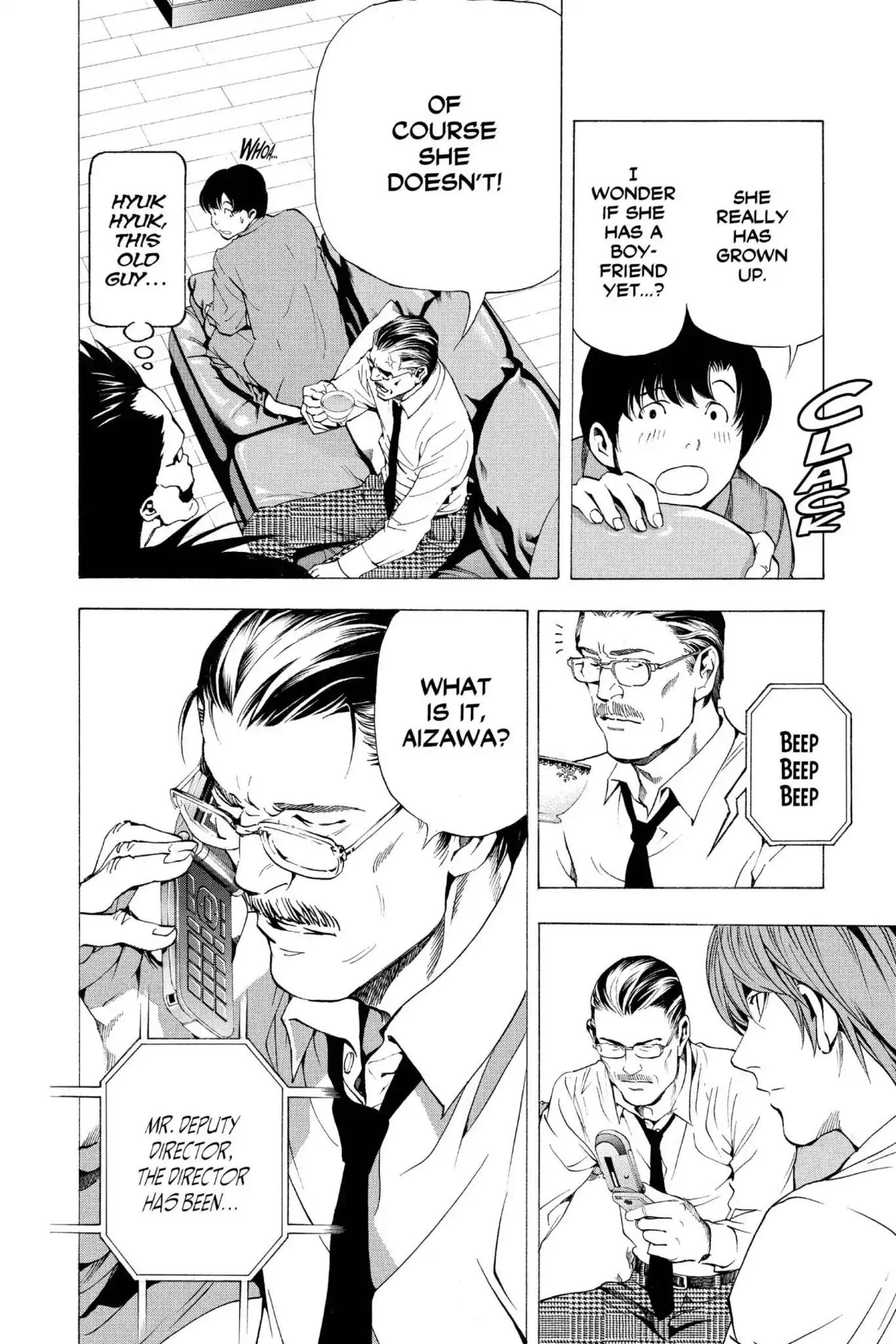 Death Note manga, chapter 60, page 22 of 38