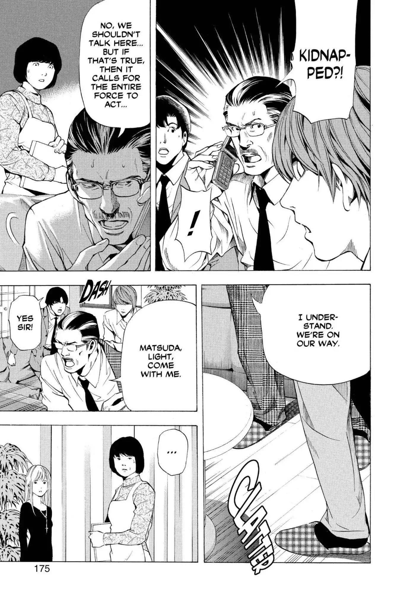 Death Note manga, chapter 60, page 23 of 38