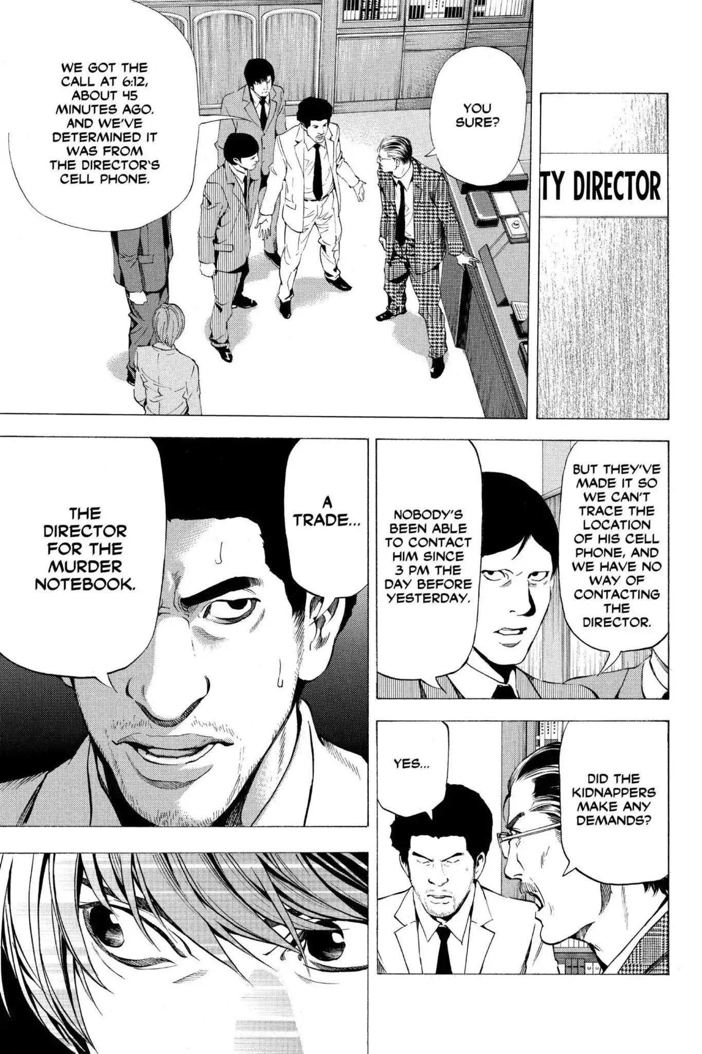 Death Note manga, chapter 60, page 25 of 38