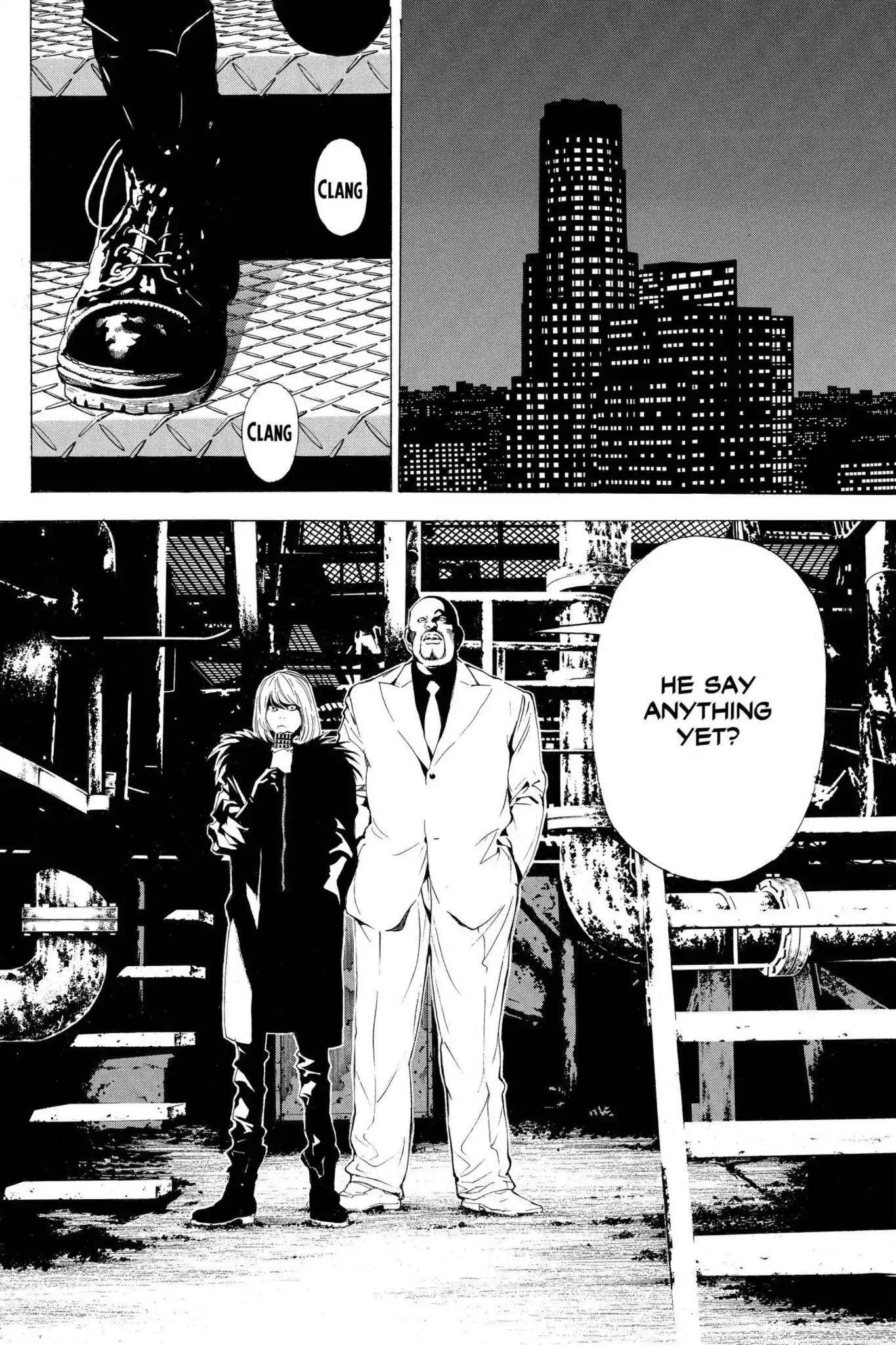 Death Note manga, chapter 60, page 28 of 38