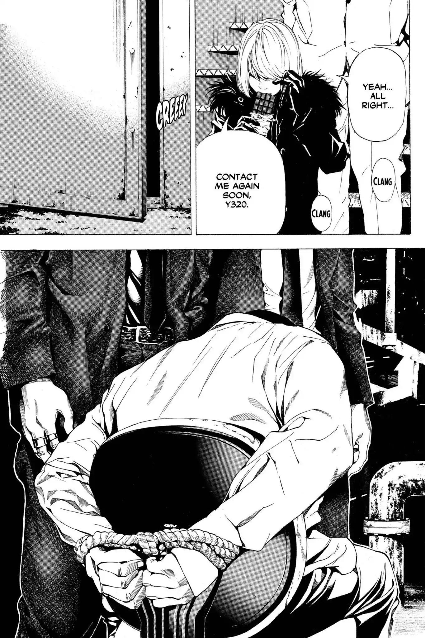 Death Note manga, chapter 60, page 29 of 38