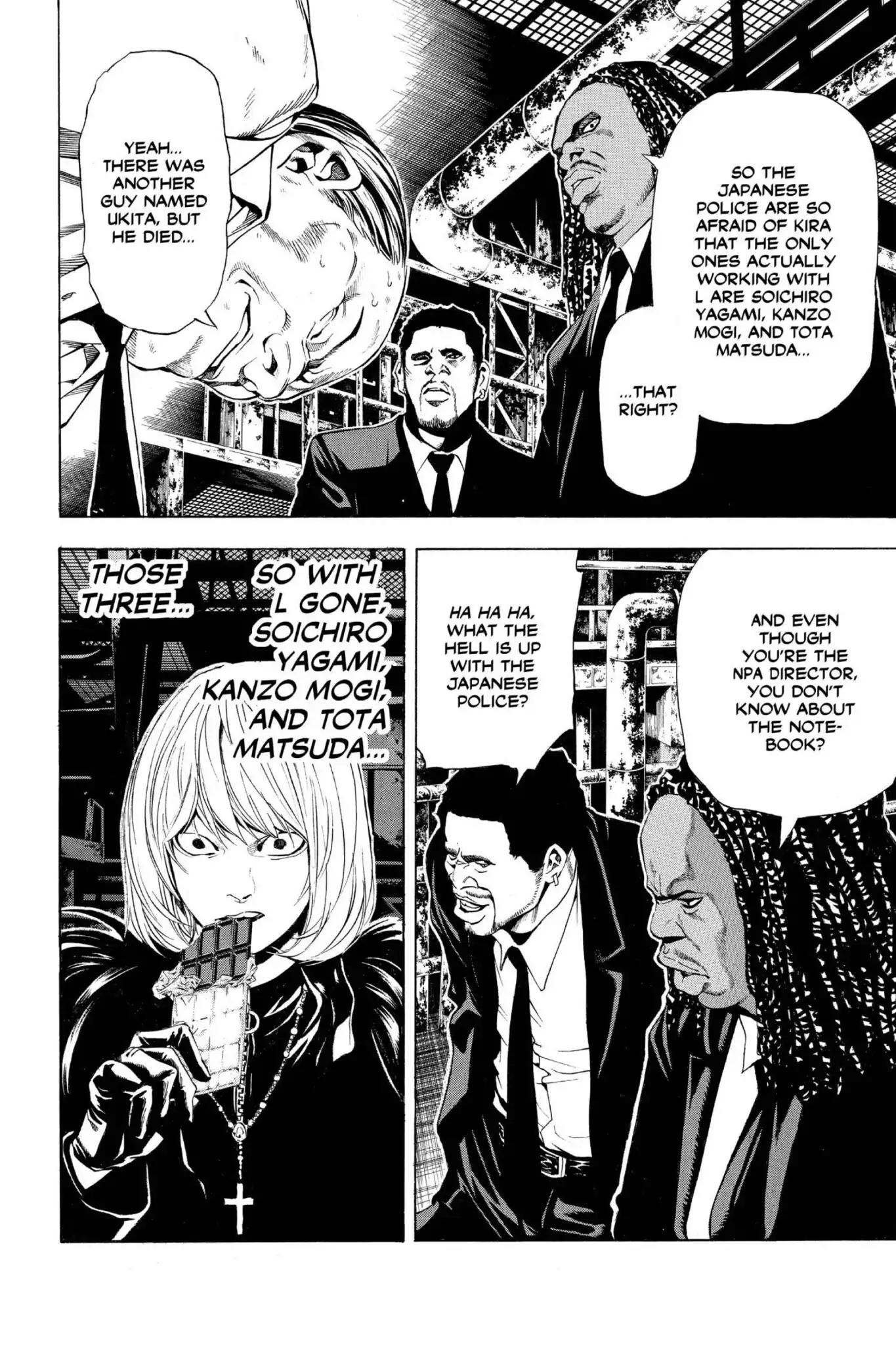 Death Note manga, chapter 60, page 30 of 38