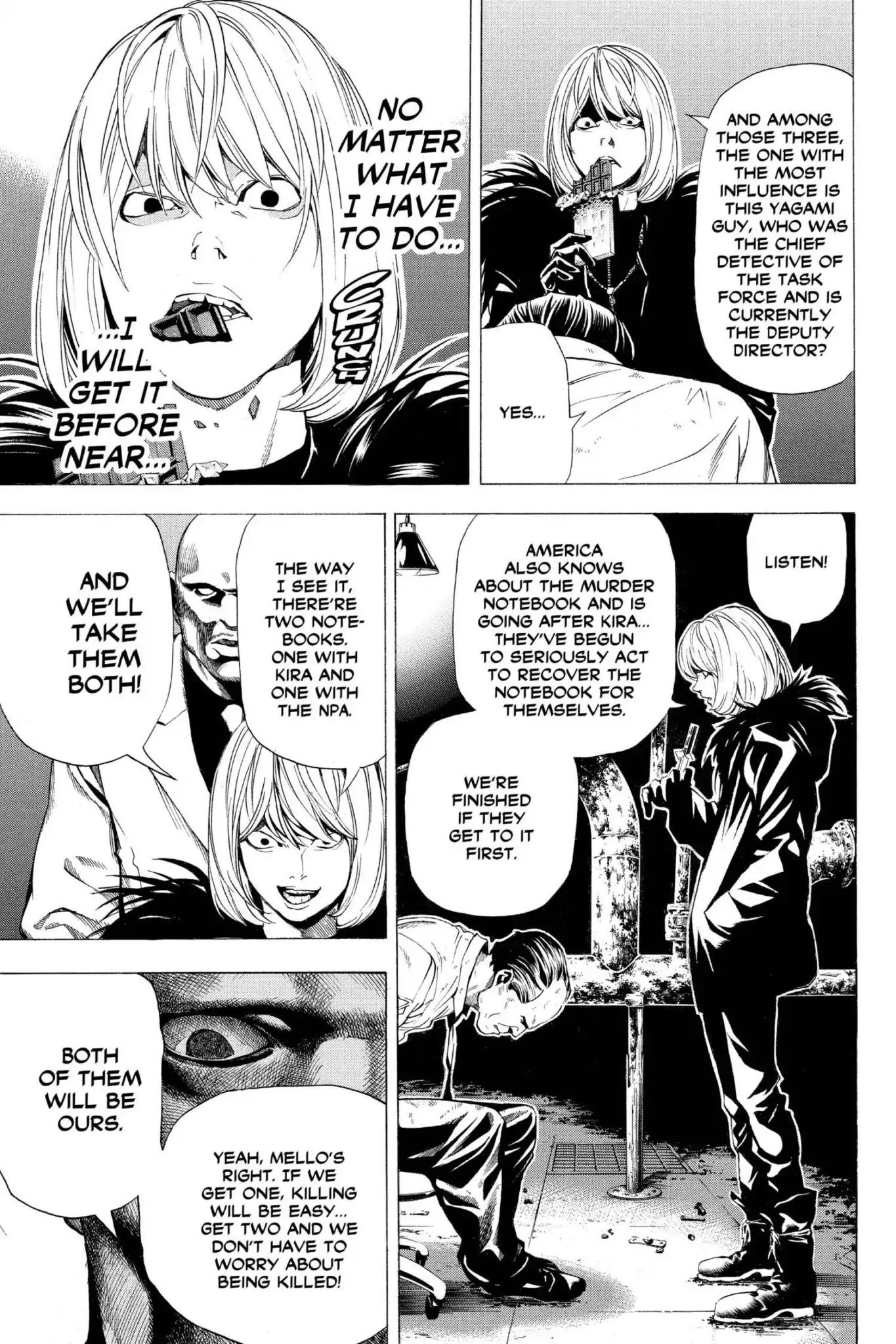 Death Note manga, chapter 60, page 31 of 38