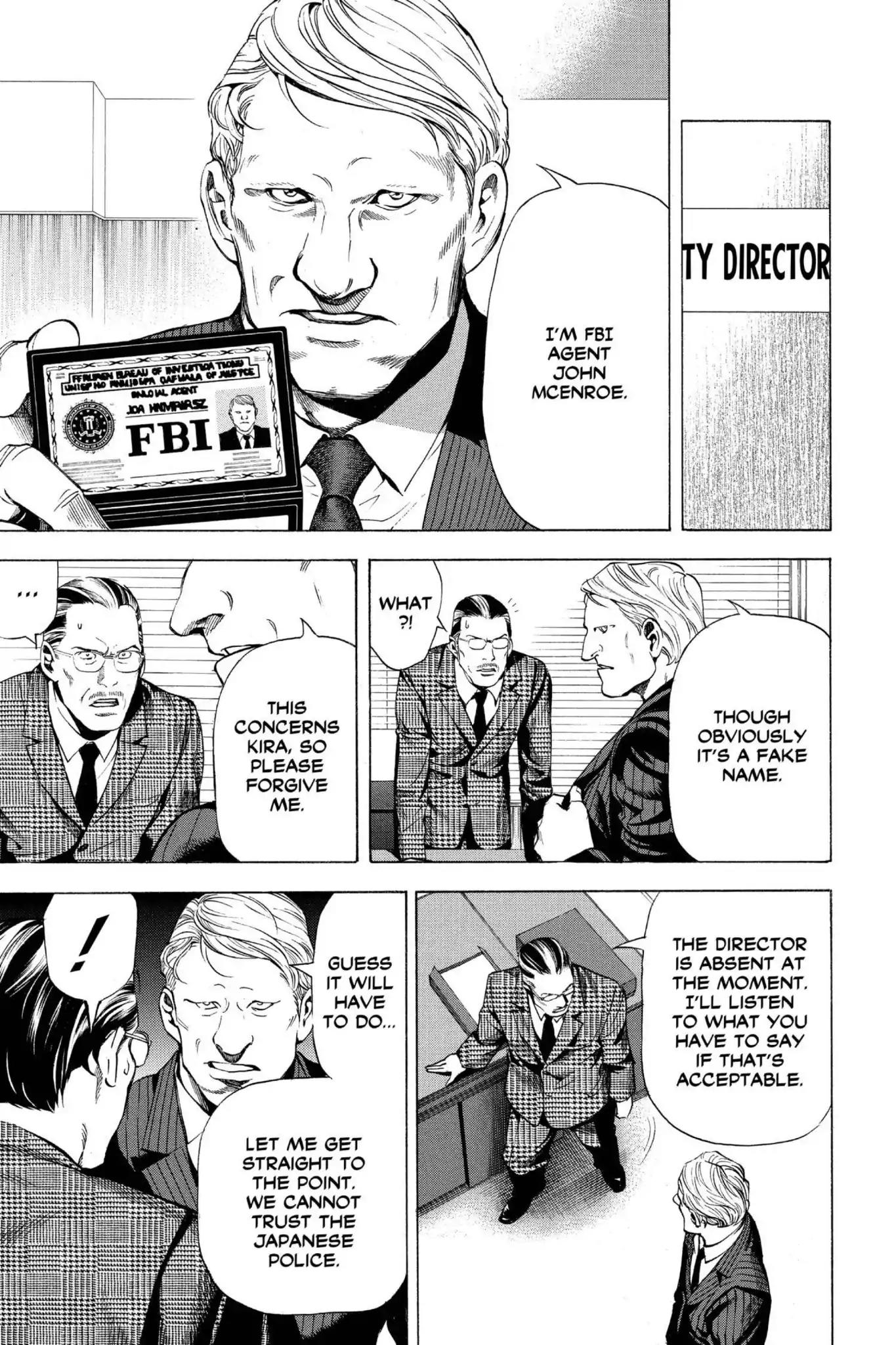 Death Note manga, chapter 60, page 33 of 38