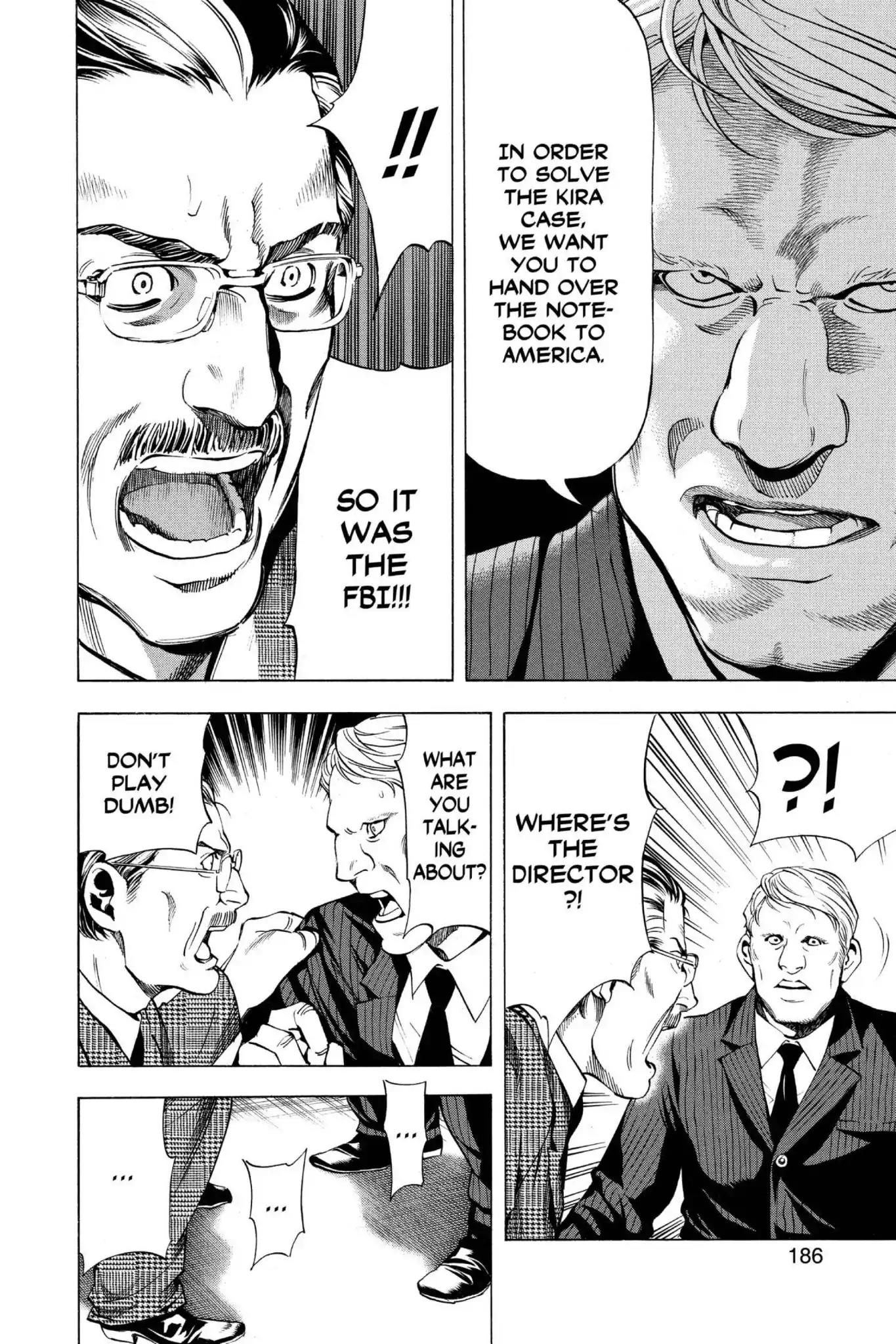 Death Note manga, chapter 60, page 34 of 38