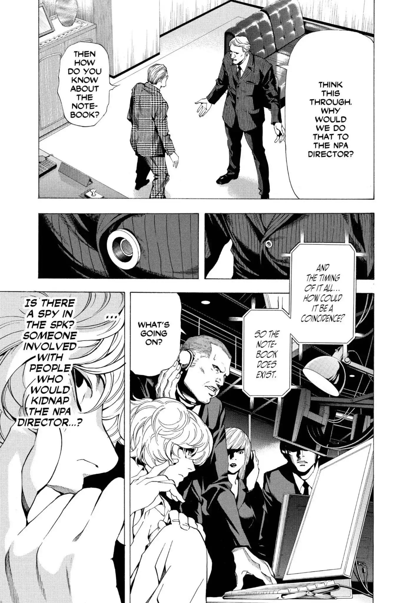 Death Note manga, chapter 60, page 35 of 38