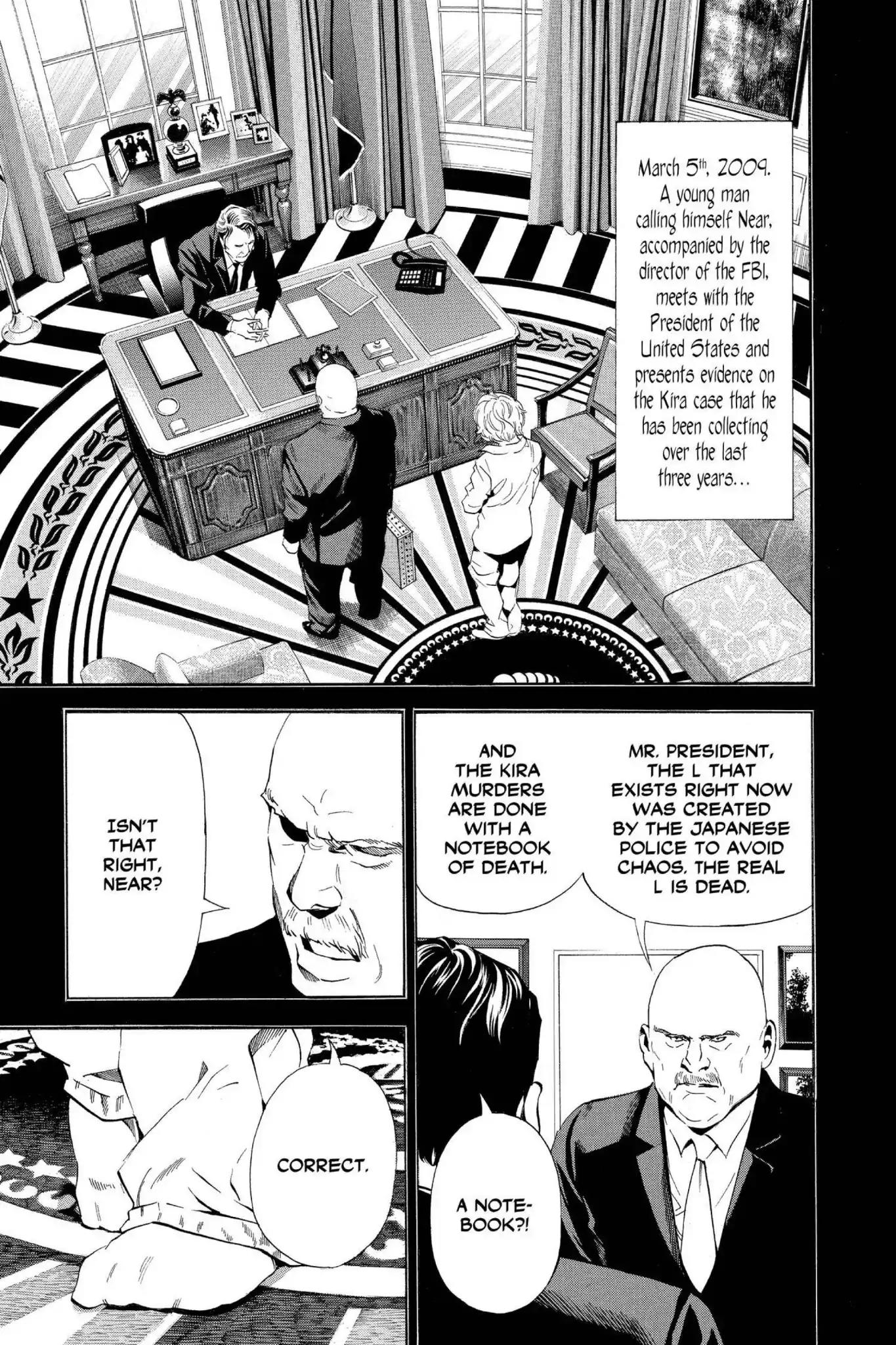 Death Note manga, chapter 60, page 7 of 38