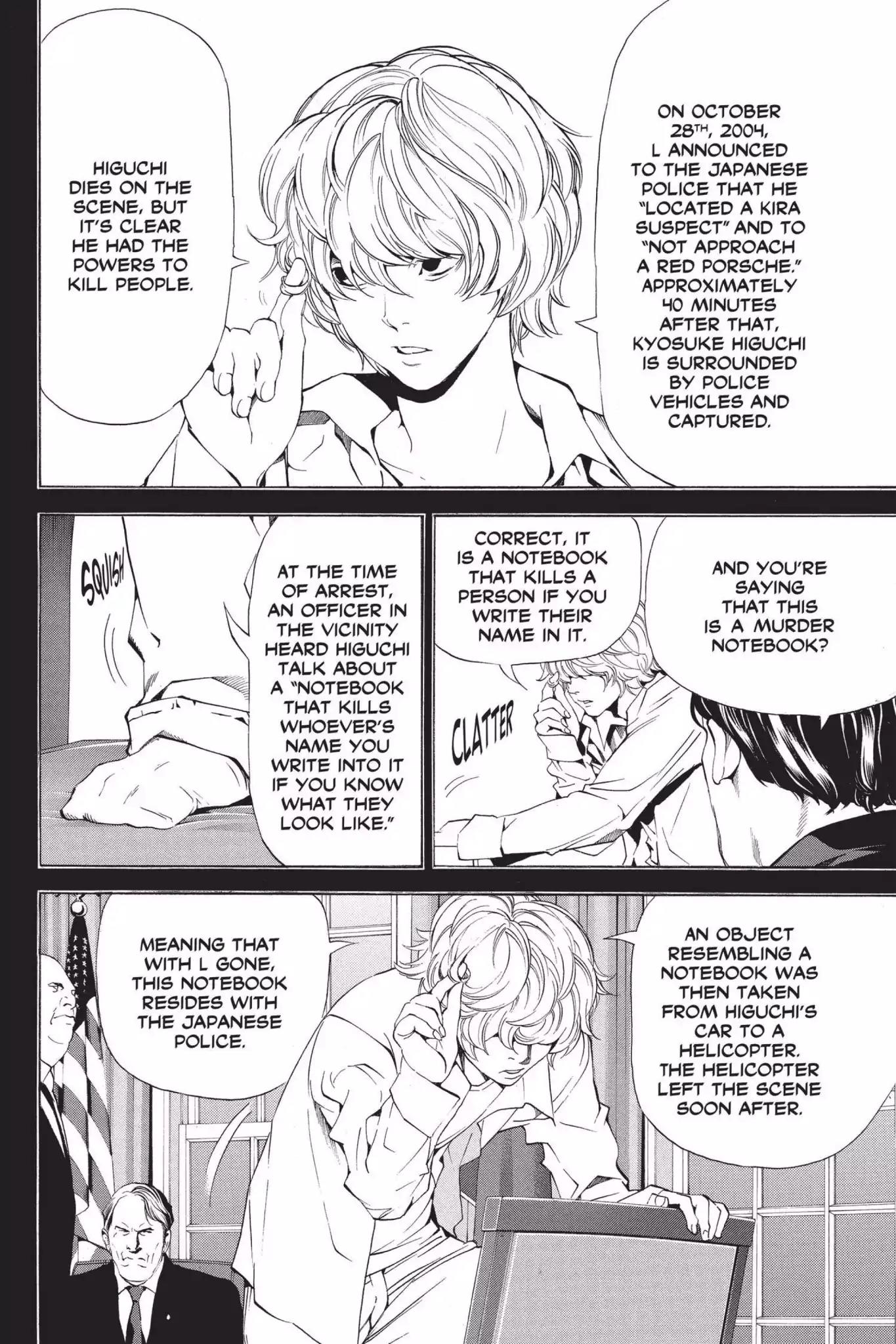 Death Note manga, chapter 60, page 8 of 38