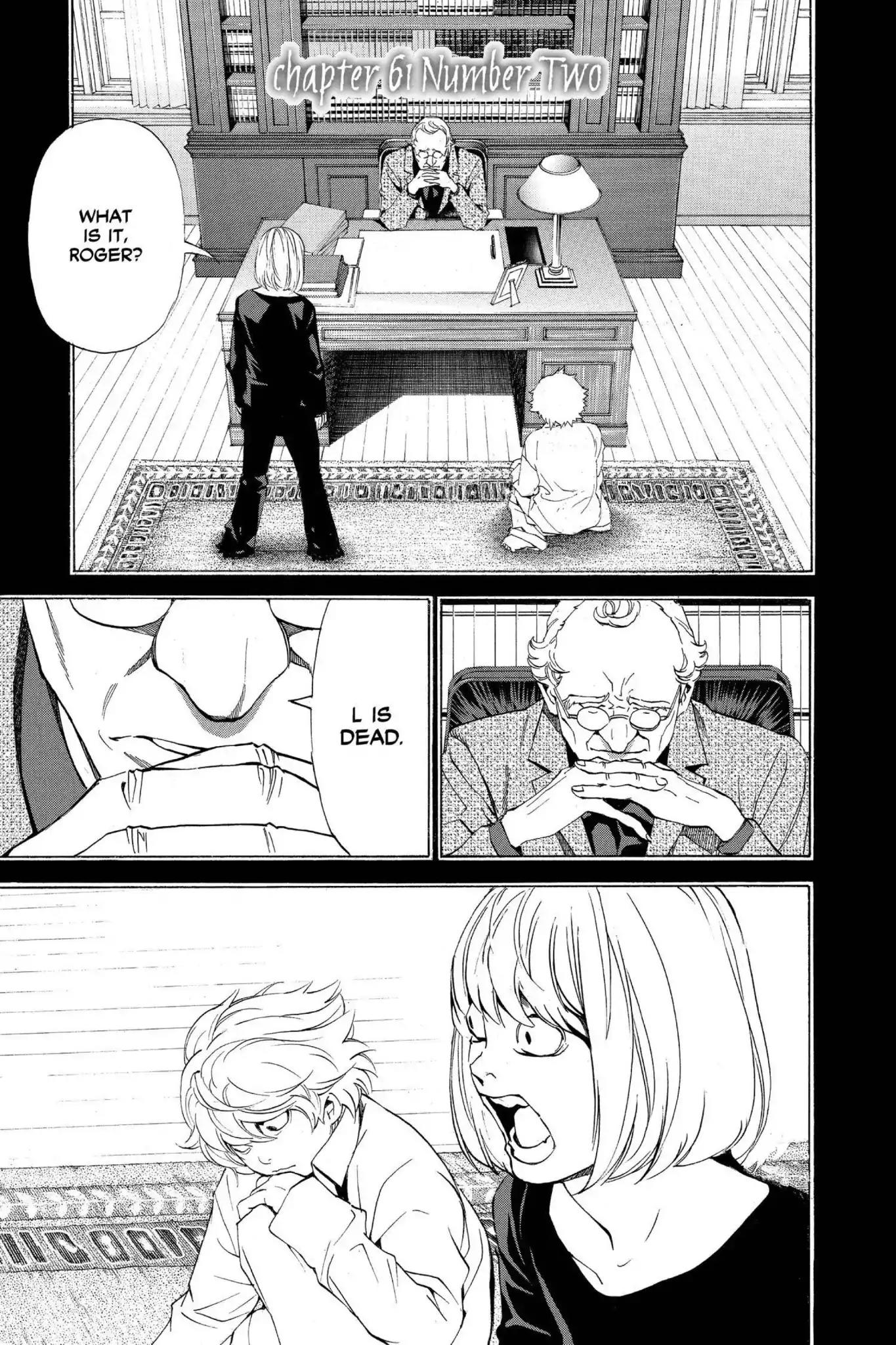 Death Note Chapter 61 page 1 - Chapter 61: Number Two