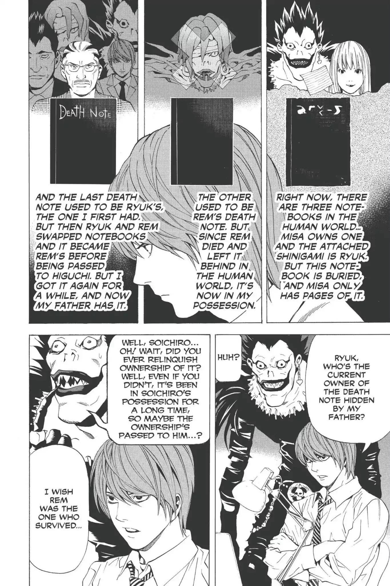 Death Note manga, chapter 62, page 19 of 29