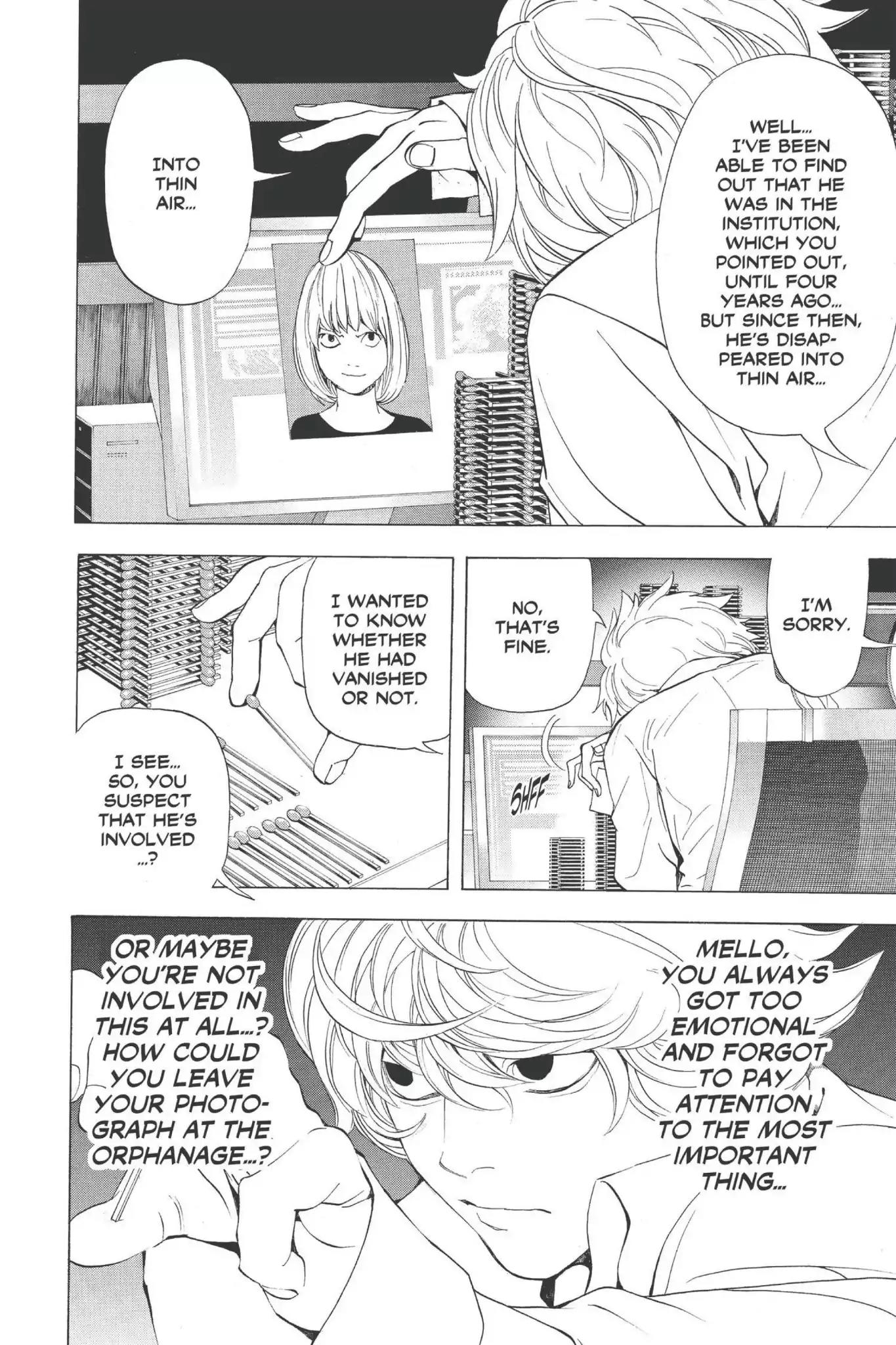 Death Note manga, chapter 62, page 23 of 29