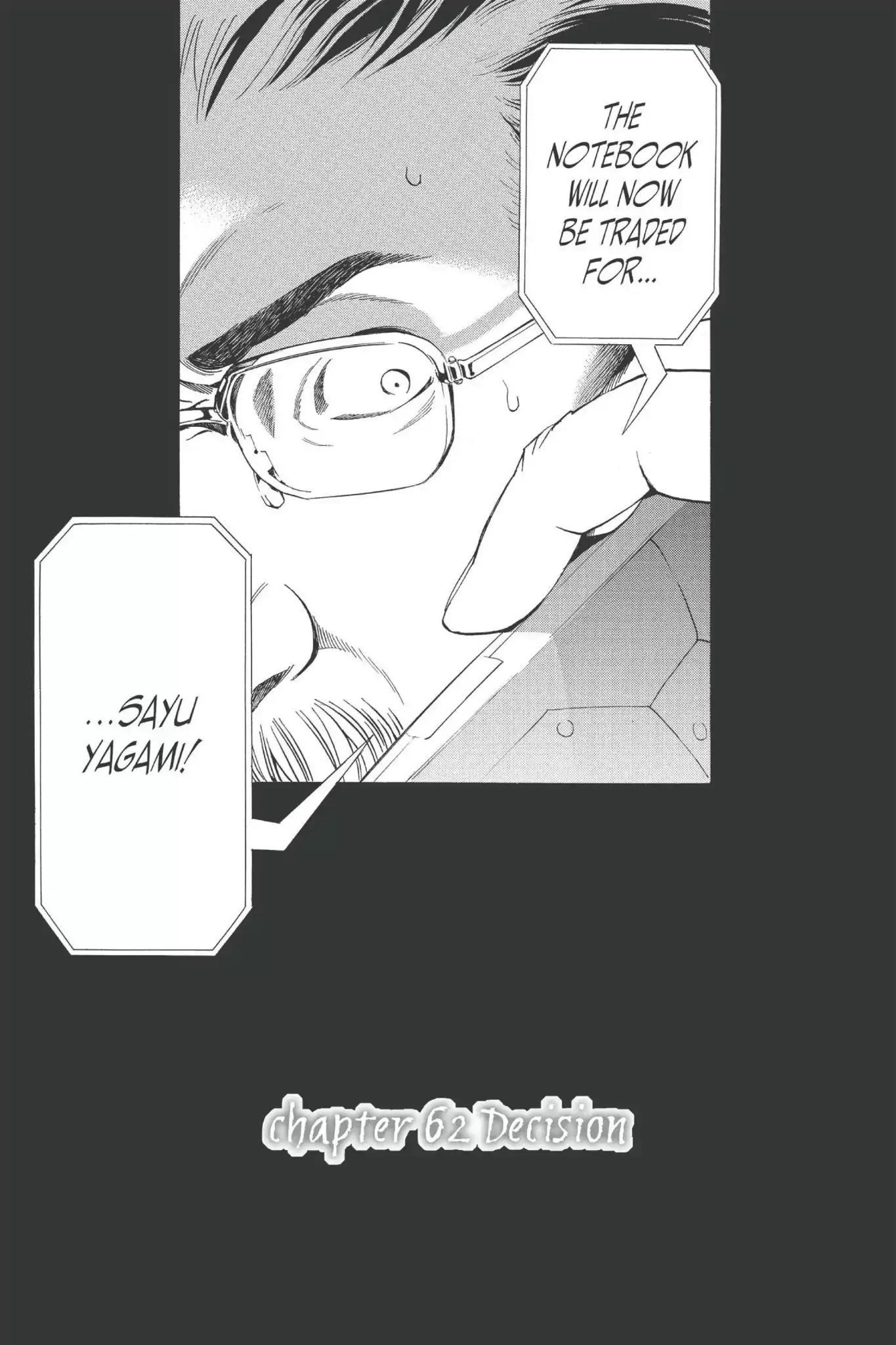 Death Note manga, chapter 62, page 8 of 29