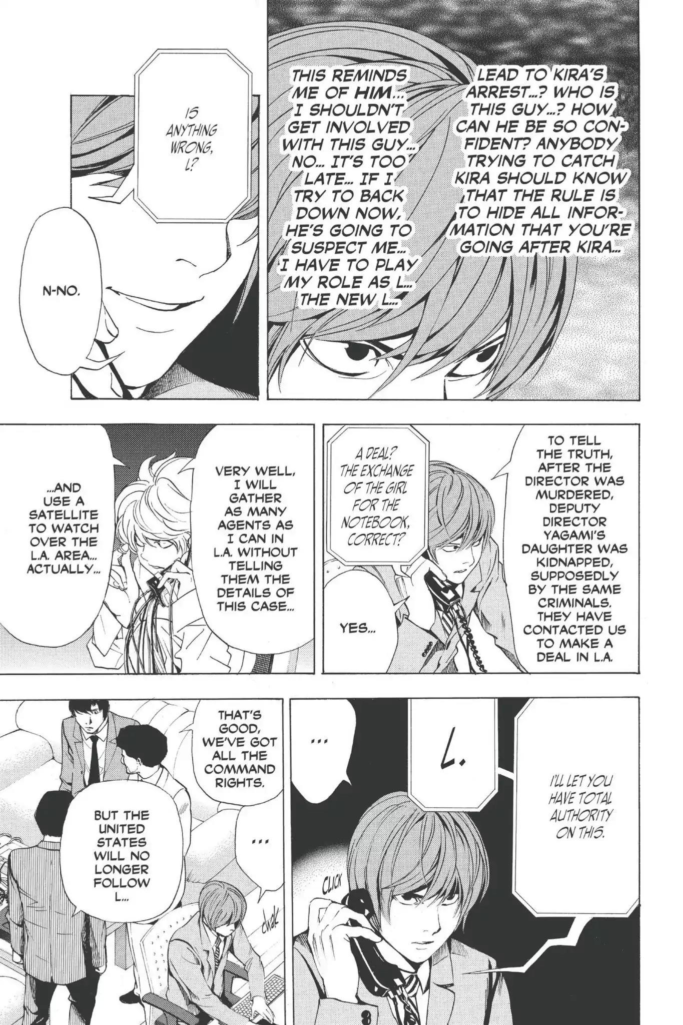 Death Note manga, chapter 63, page 11 of 20