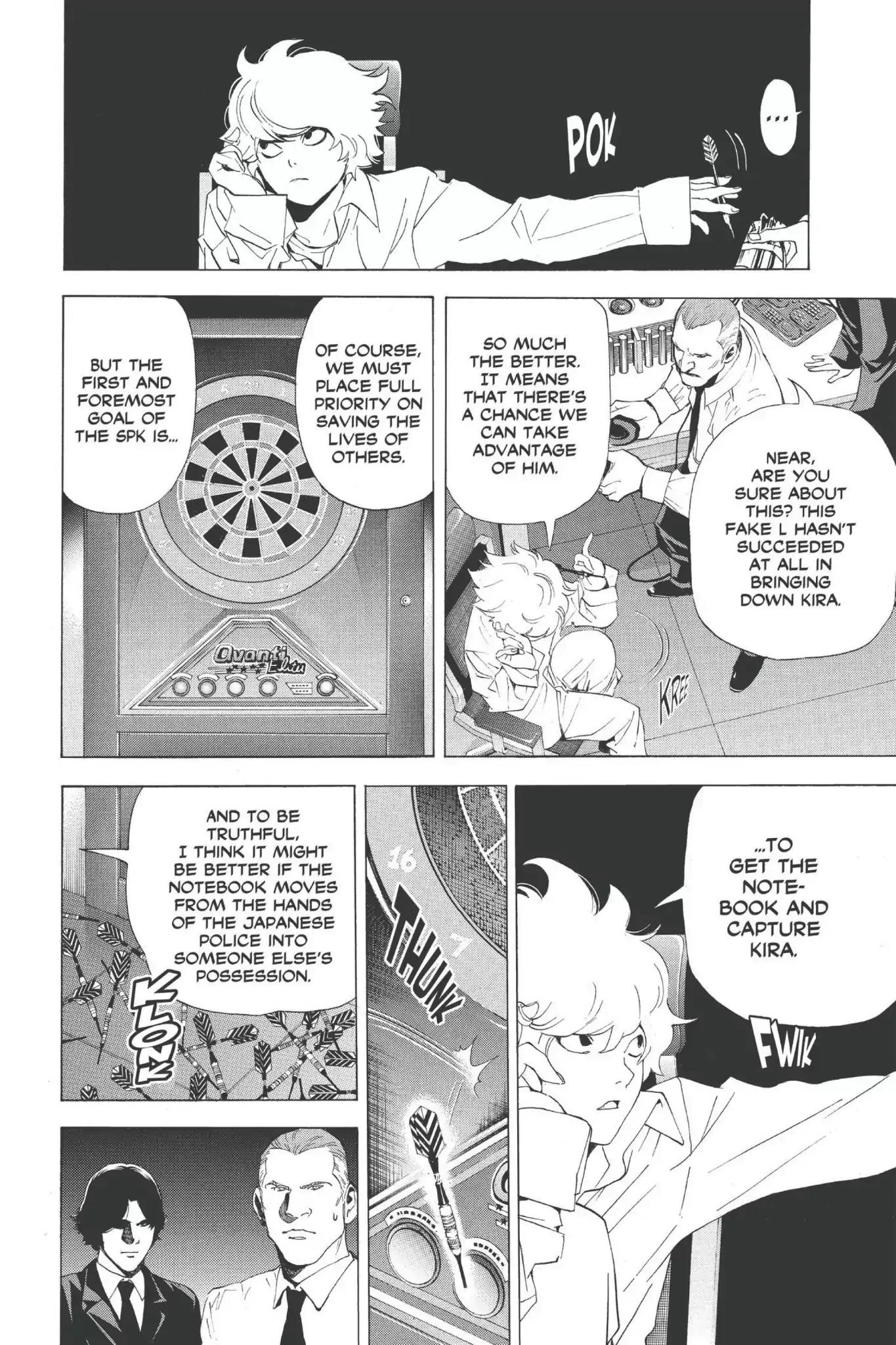 Death Note manga, chapter 63, page 12 of 20