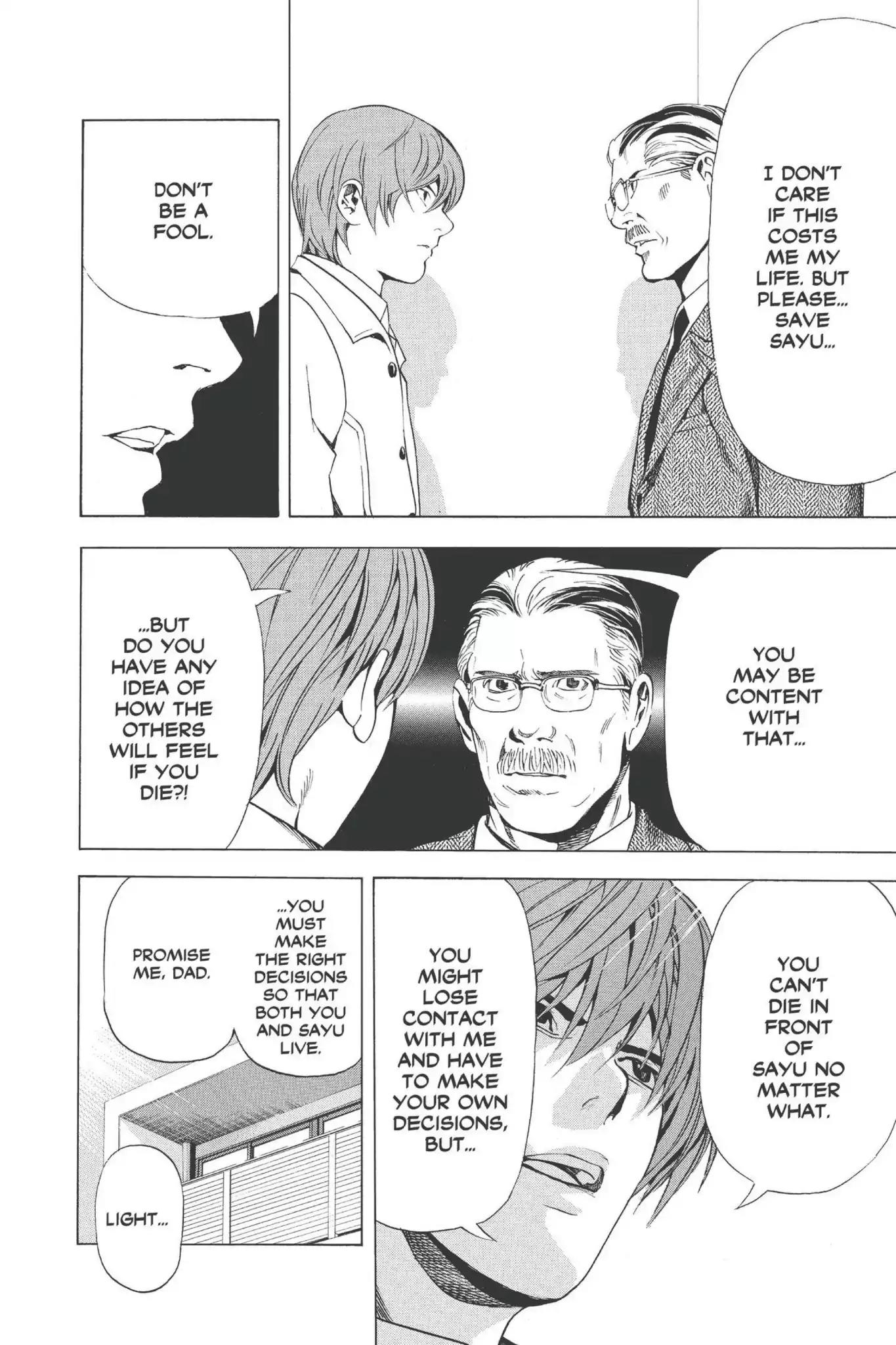 Death Note manga, chapter 63, page 14 of 20