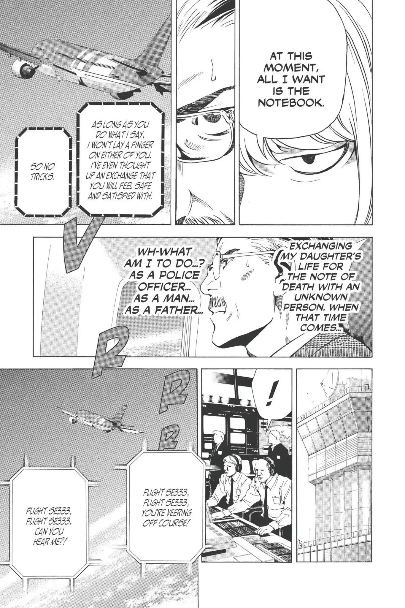 Death Note manga, chapter 63, page 19 of 20