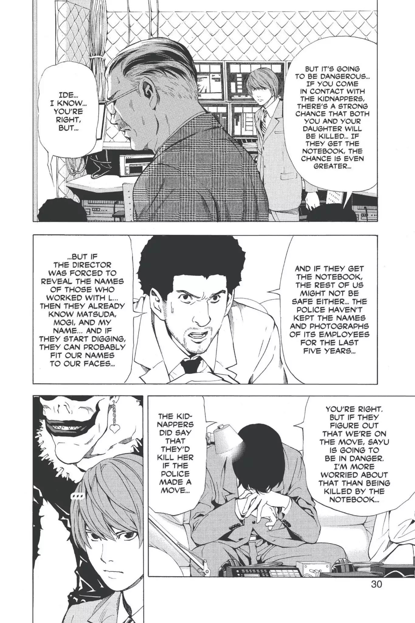 Death Note manga, chapter 63, page 2 of 20