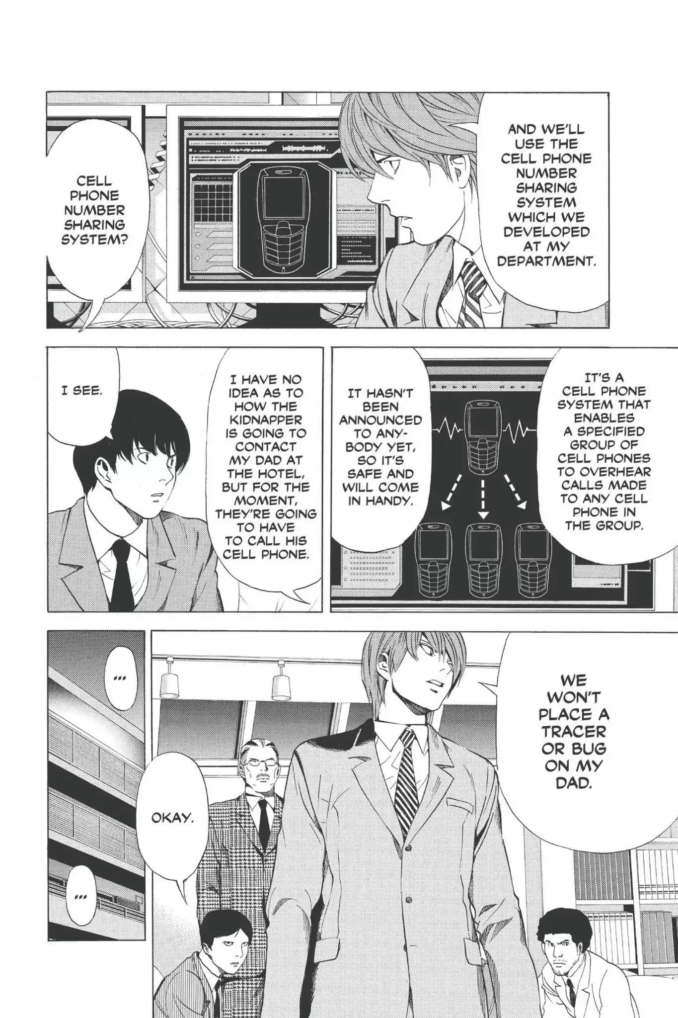 Death Note manga, chapter 63, page 6 of 20