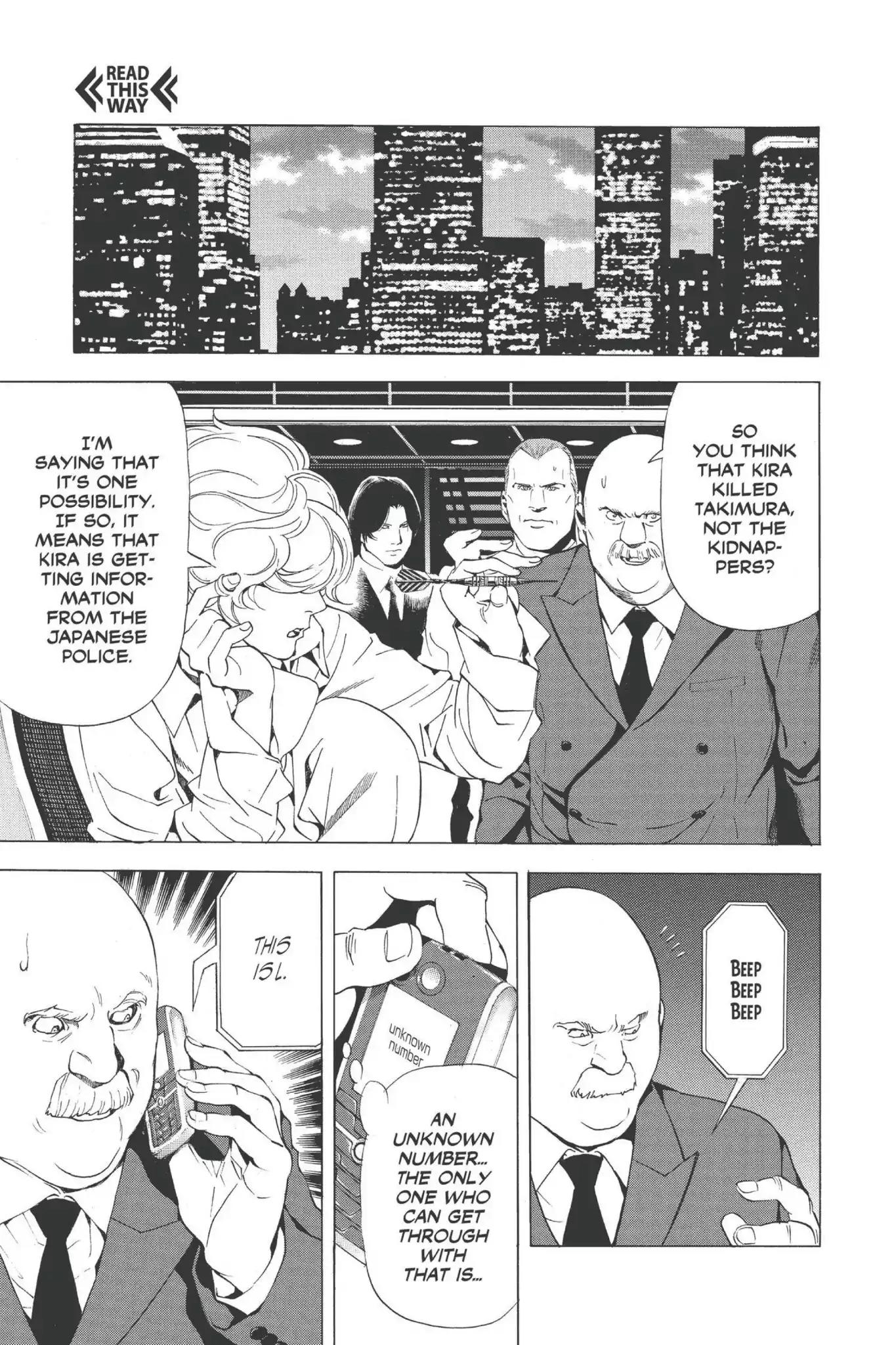 Death Note manga, chapter 63, page 7 of 20