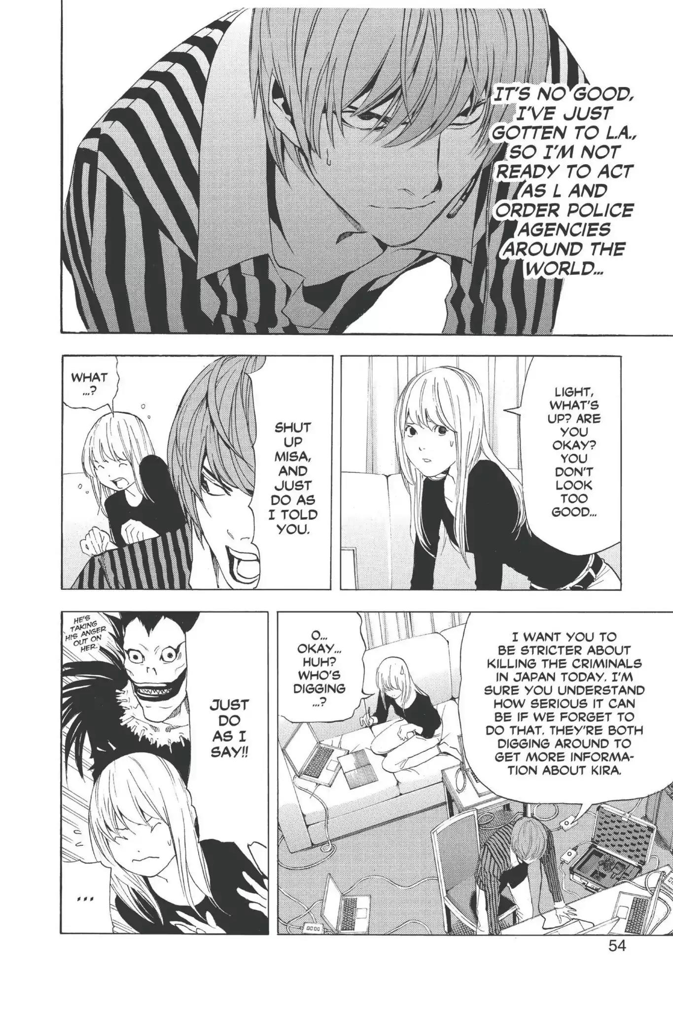Death Note Chapter 64 page 6 - Chapter 64: Right Angle