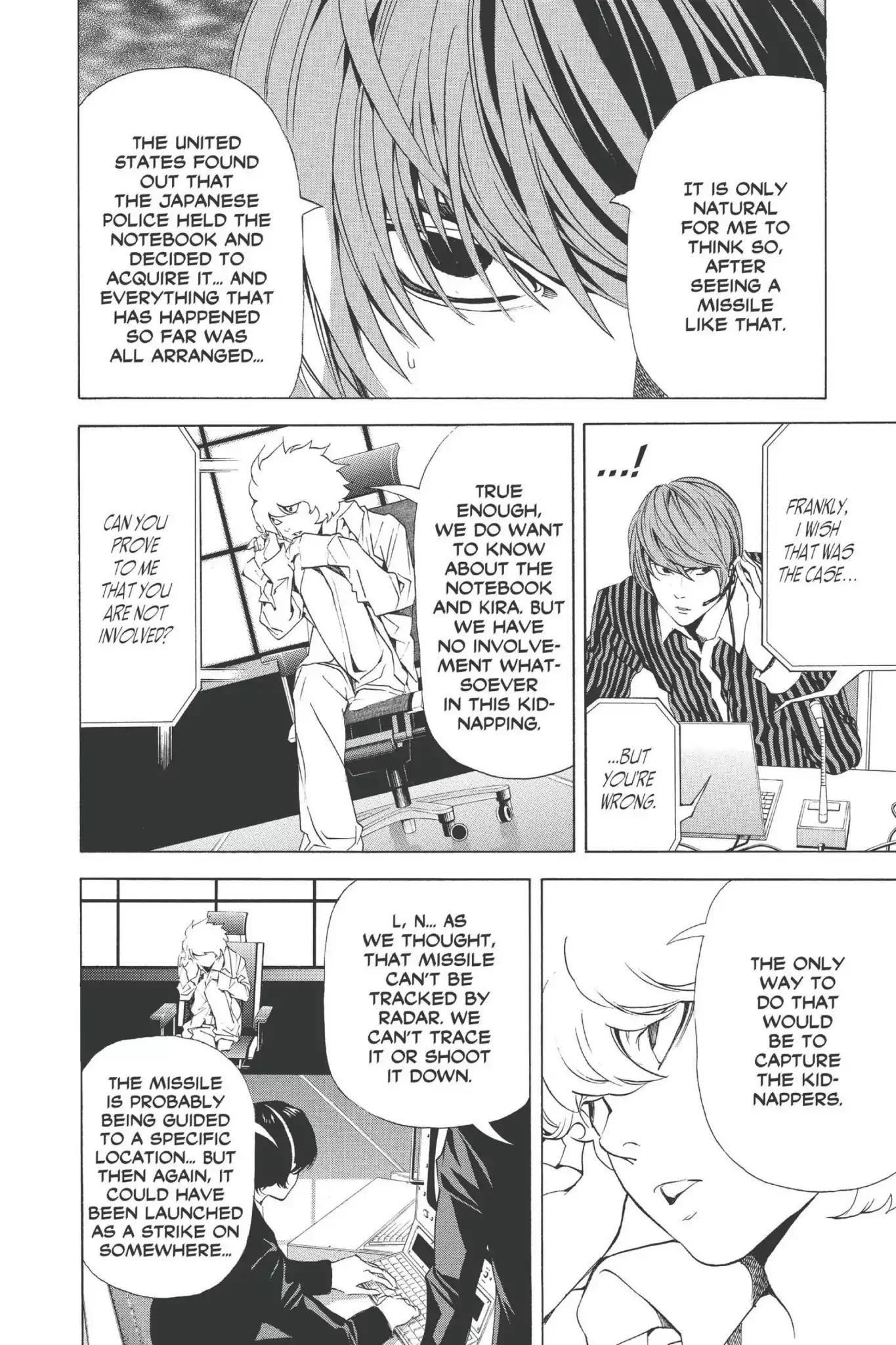 Death Note manga, chapter 65, page 2 of 20
