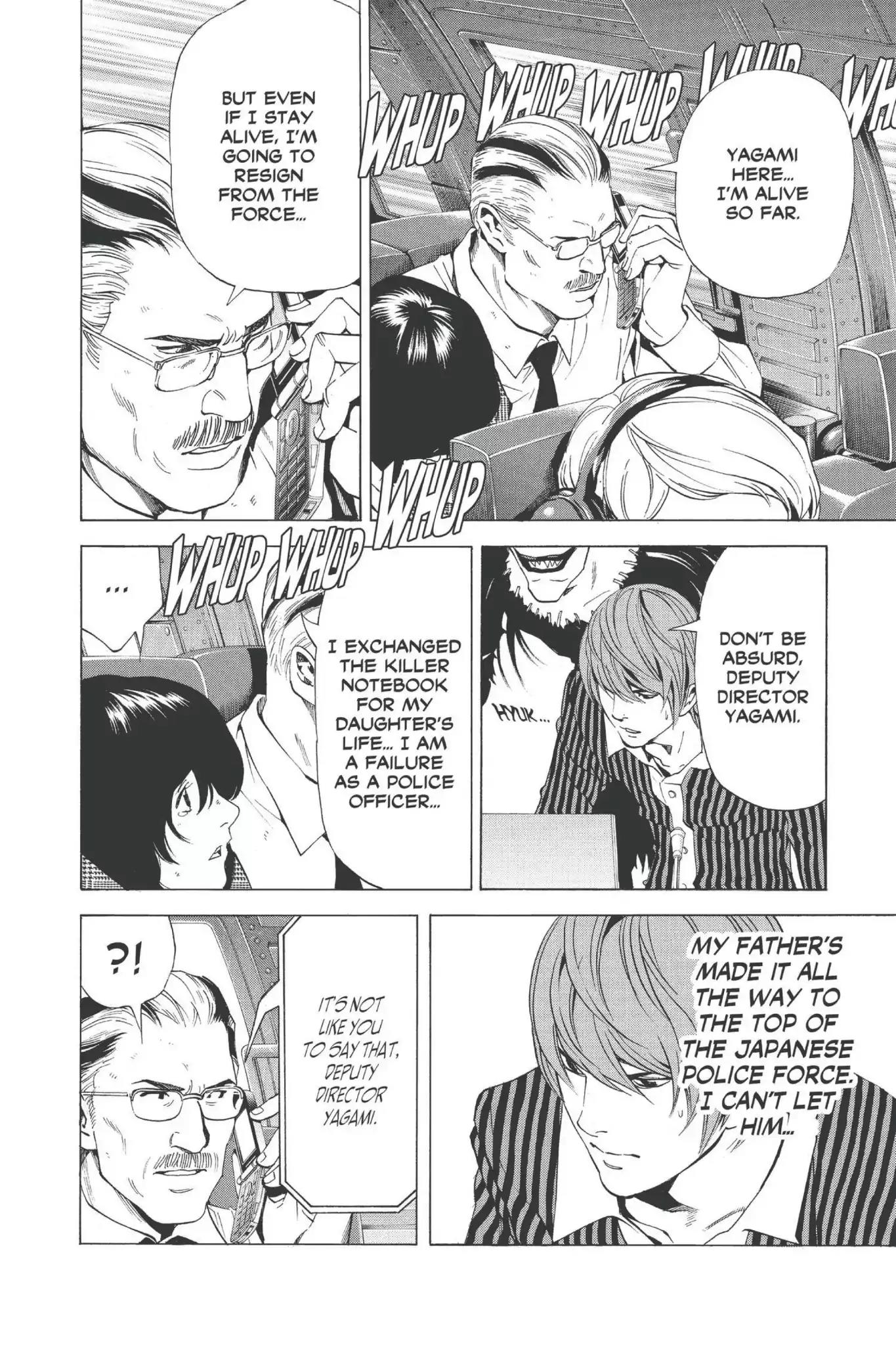 Death Note manga, chapter 65, page 6 of 20