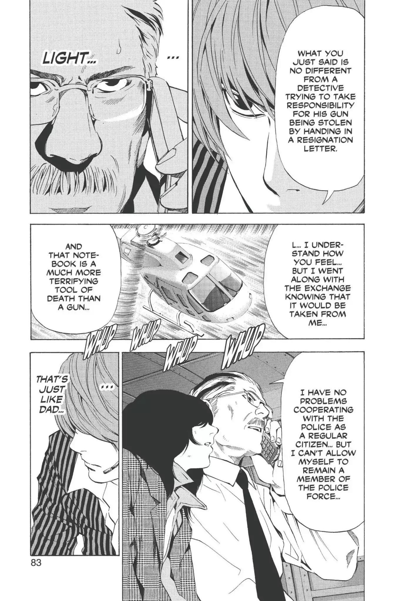 Death Note manga, chapter 65, page 7 of 20