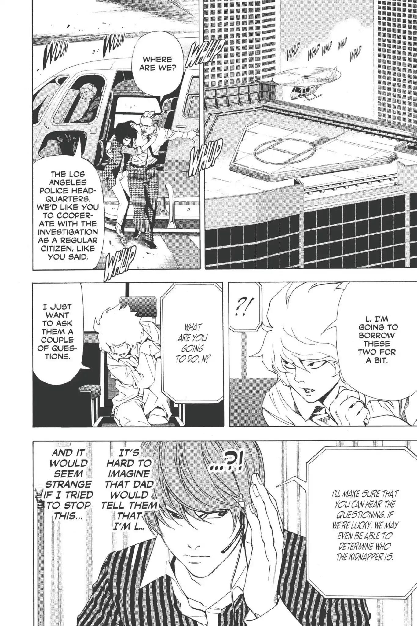 Death Note manga, chapter 65, page 8 of 20
