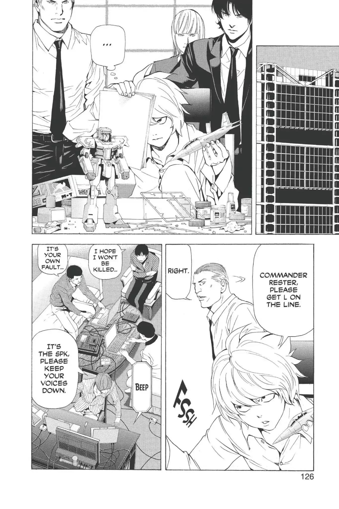 Death Note manga, chapter 67, page 10 of 20