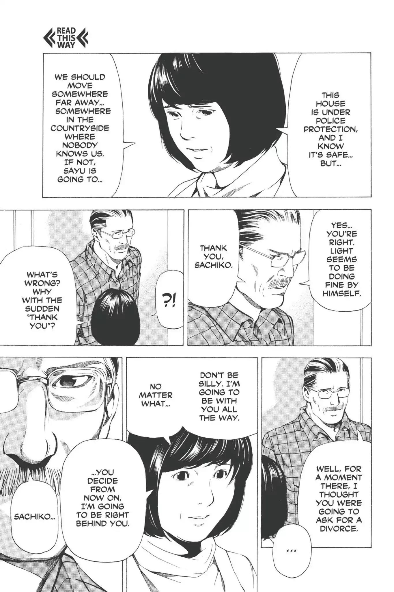 Death Note manga, chapter 67, page 9 of 20
