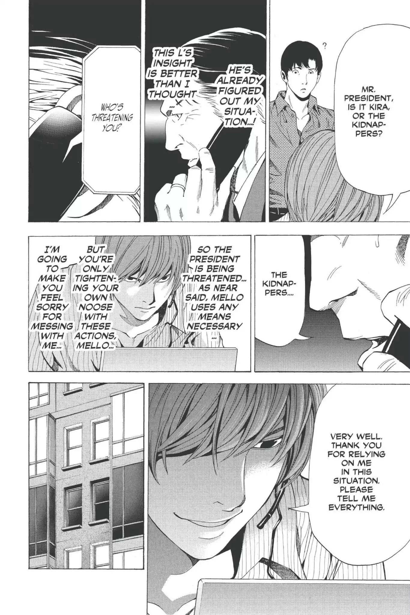 Death Note manga, chapter 68, page 10 of 20