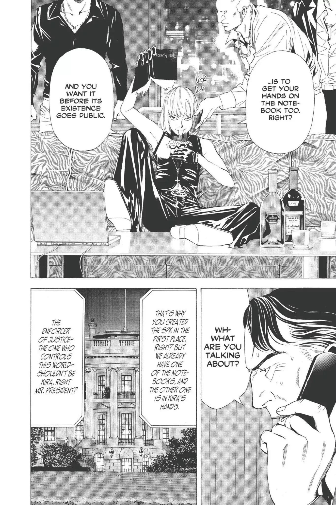 Death Note manga, chapter 68, page 2 of 20